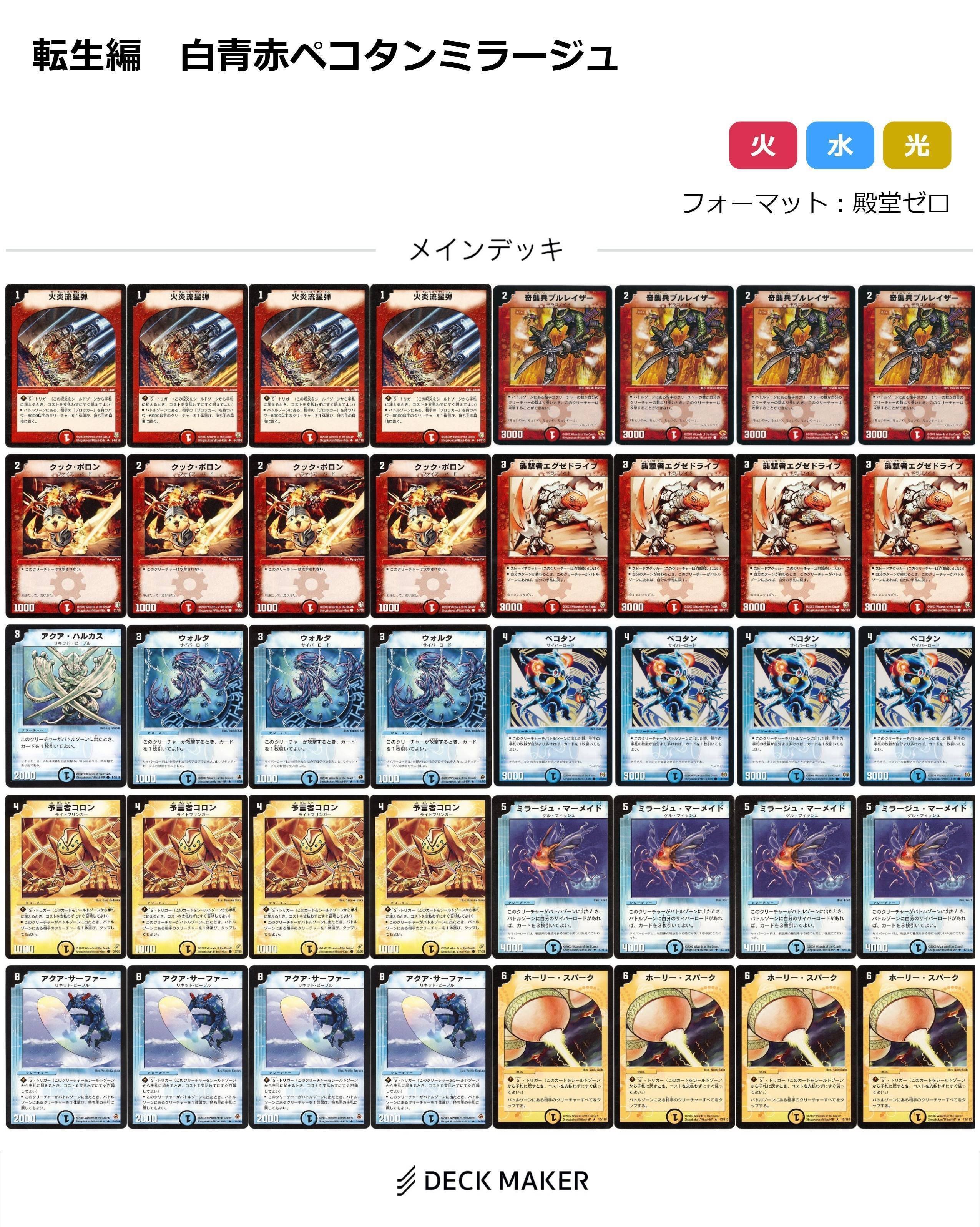 デュエマクラシック05】ドロマーイニシエート デッキ 旧枠統一