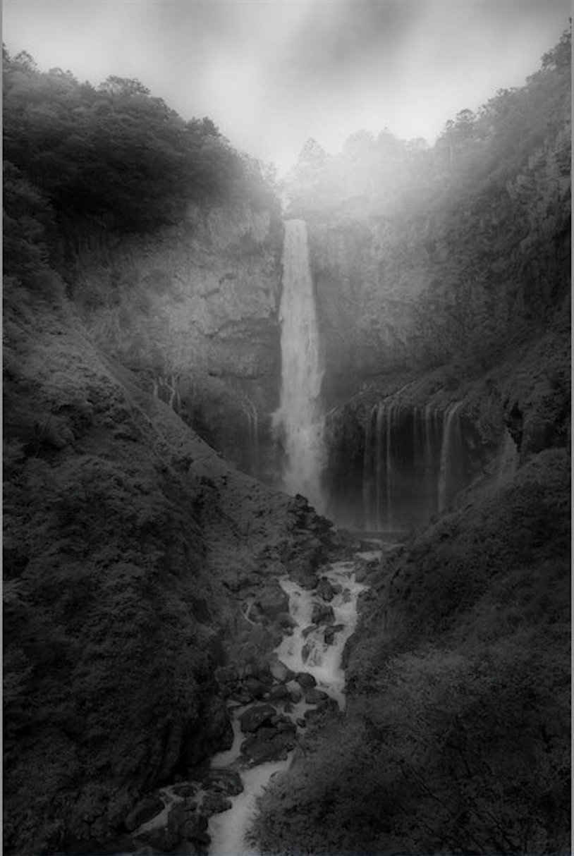 杉本博司 ポスター 華厳の滝 ポスター額装】華厳滝図(杉本博司) - 額縁