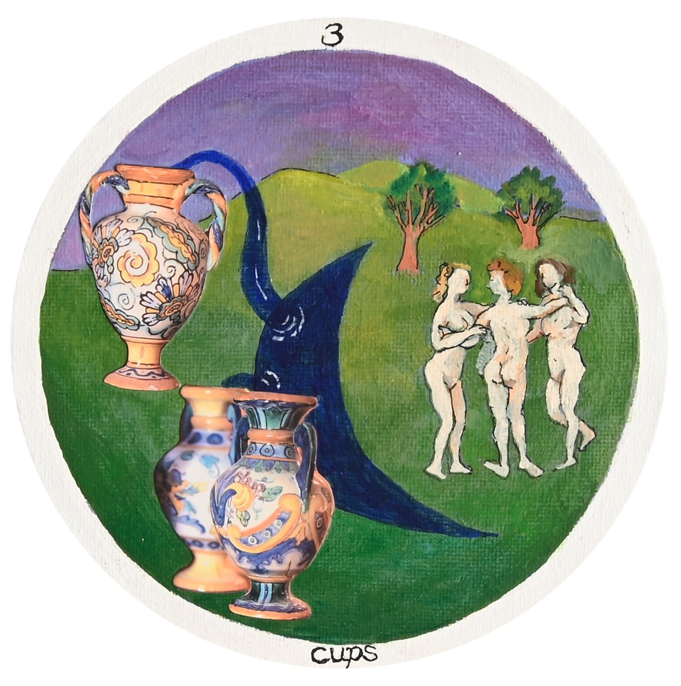 スペイン マドリードから来ました！花の9人集！スペイン陶器 スペイン