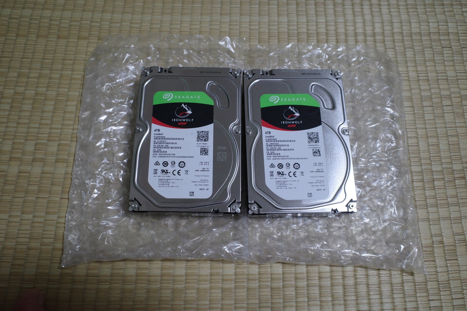 NAS（DS218j）のHDDを交換した話｜VINCENT2GB