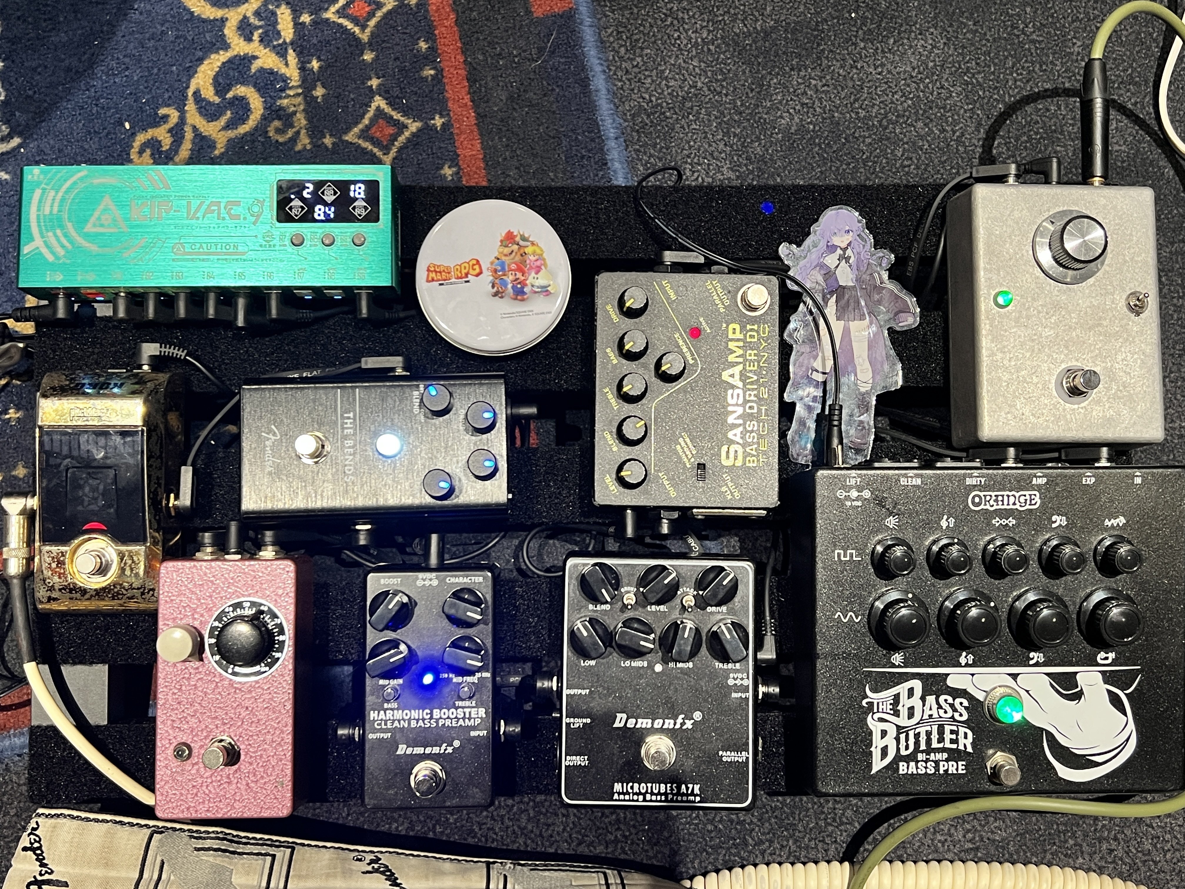 エフェクターボードの解説でもするか〜！｜御陸