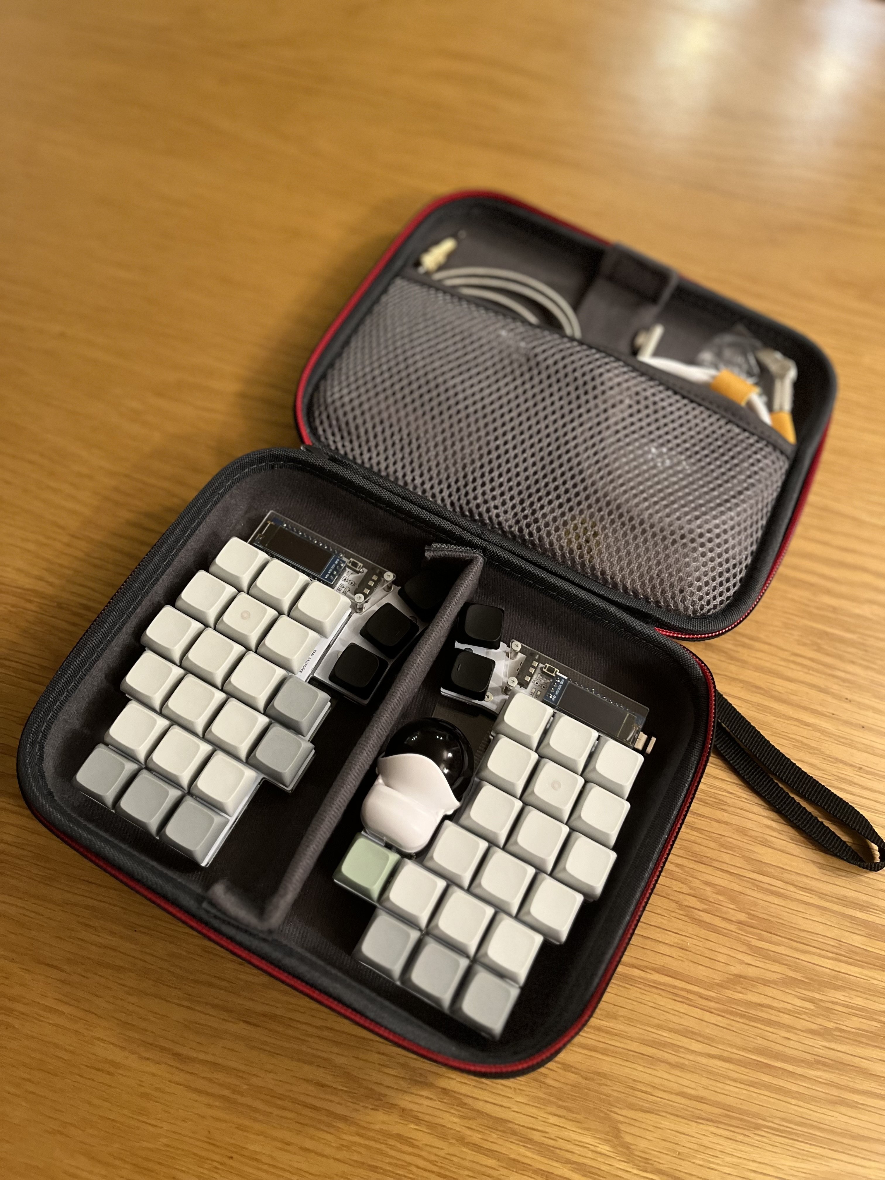 roBa ロープロファイル版 無線化keyball 分割キーボード カスタム済み