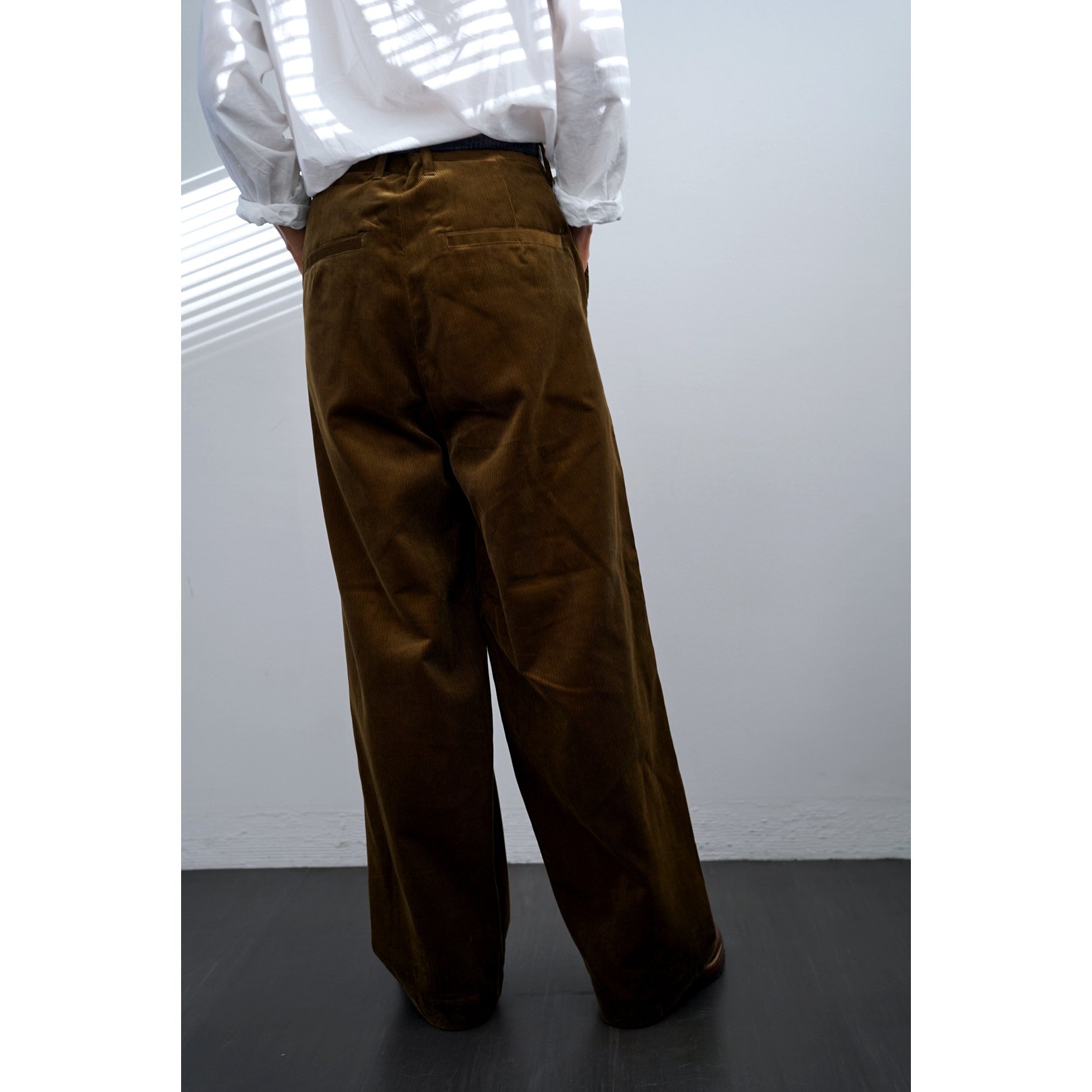 I am dork Work pants ChinoBEIGE ムラ染チノ I am dork（アイアム