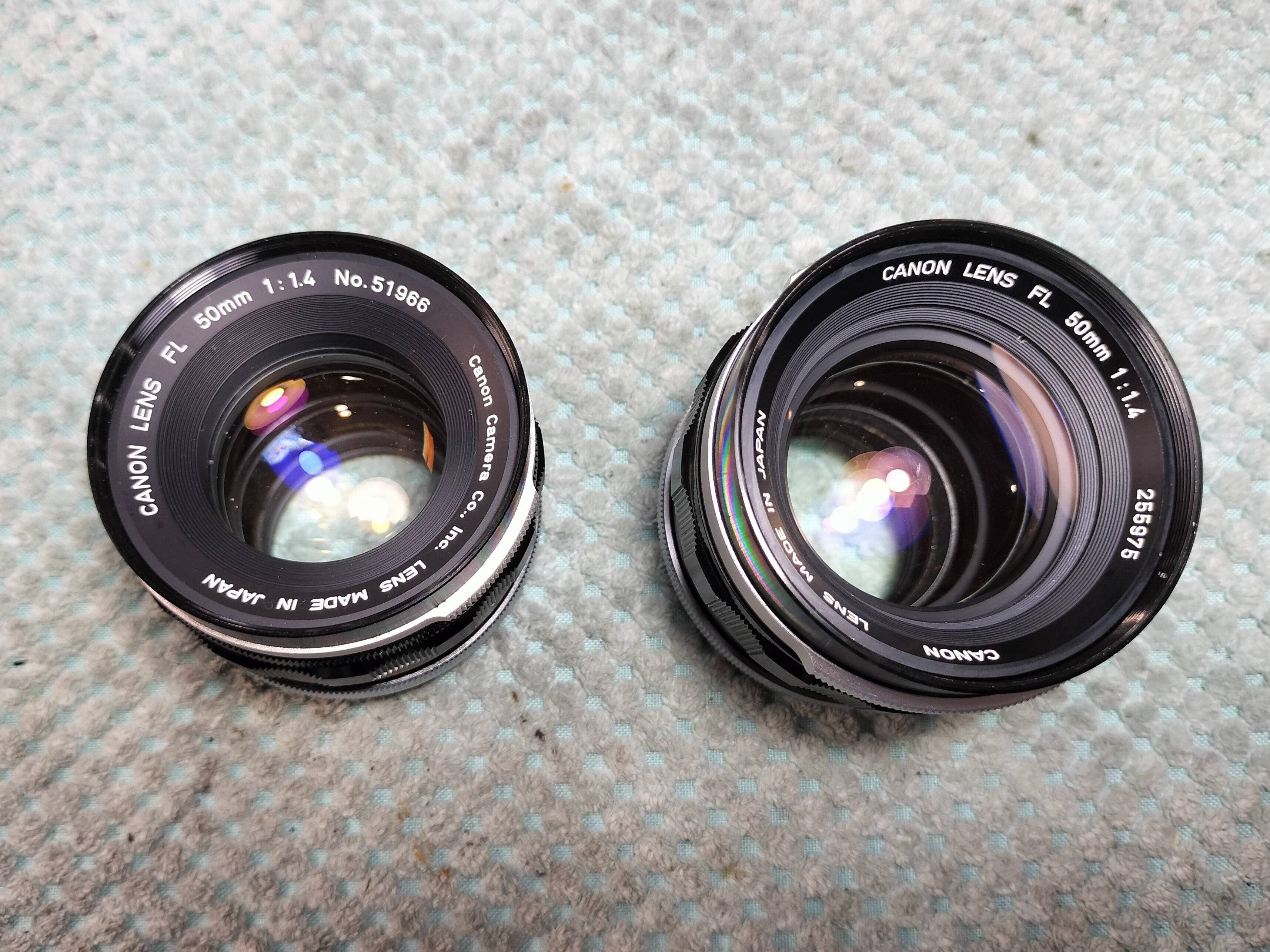Canon FL 50mm F/1.4の分解｜フィルムカメラ修理のアクアカメラ