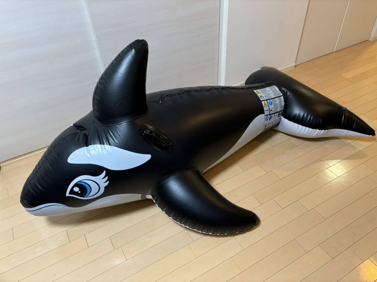 ホワイトドラゴン フロート 空気ビニール風船 浮き輪 希少 バルーン