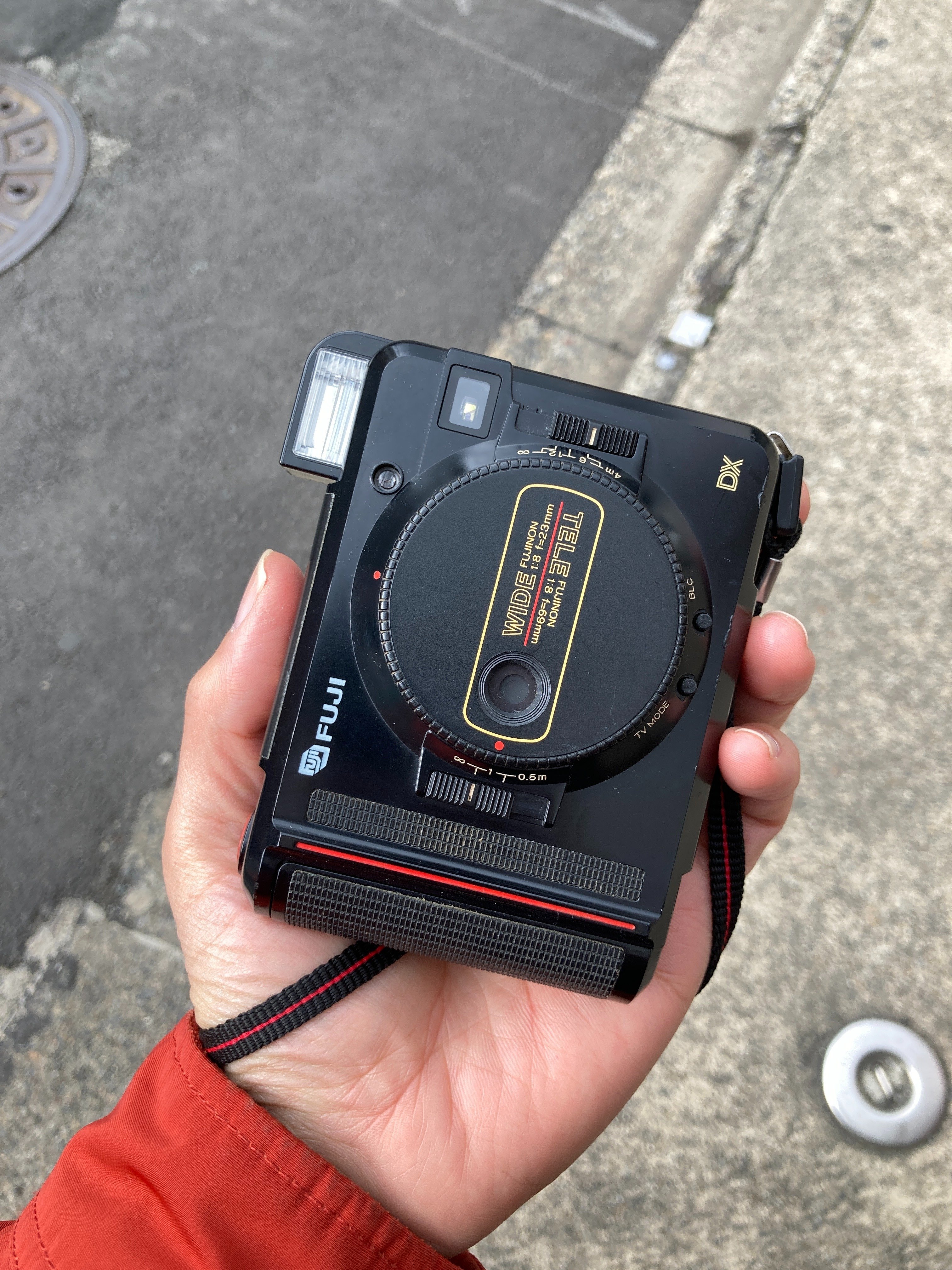 現状品】FUJI TW3 TWING コンパクトフィルムカメラ ハーフカメラ