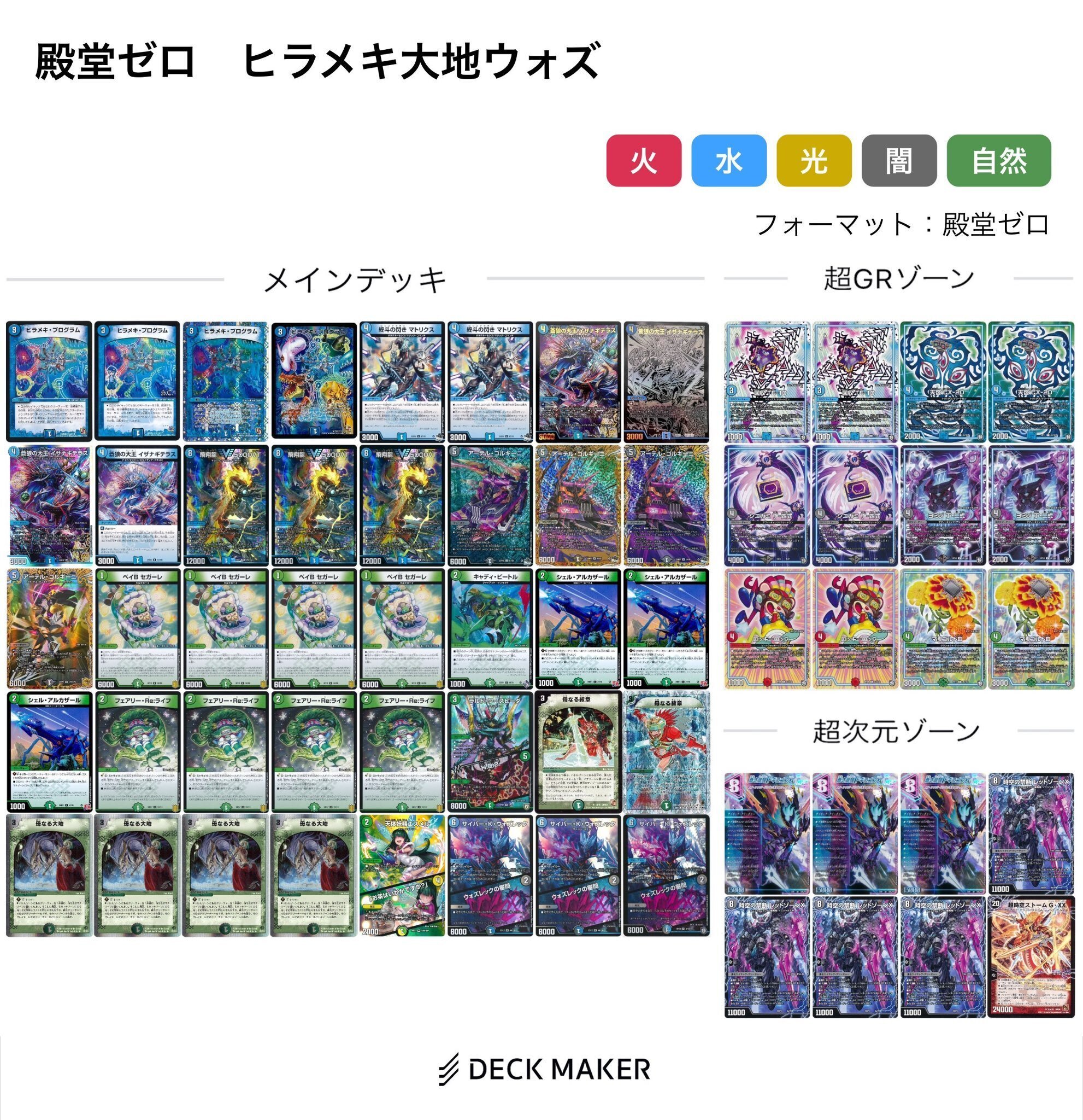 ヒラメキ大地ウォズレック/ヒラメキウォズレック 殿堂ゼロ おまけ付き