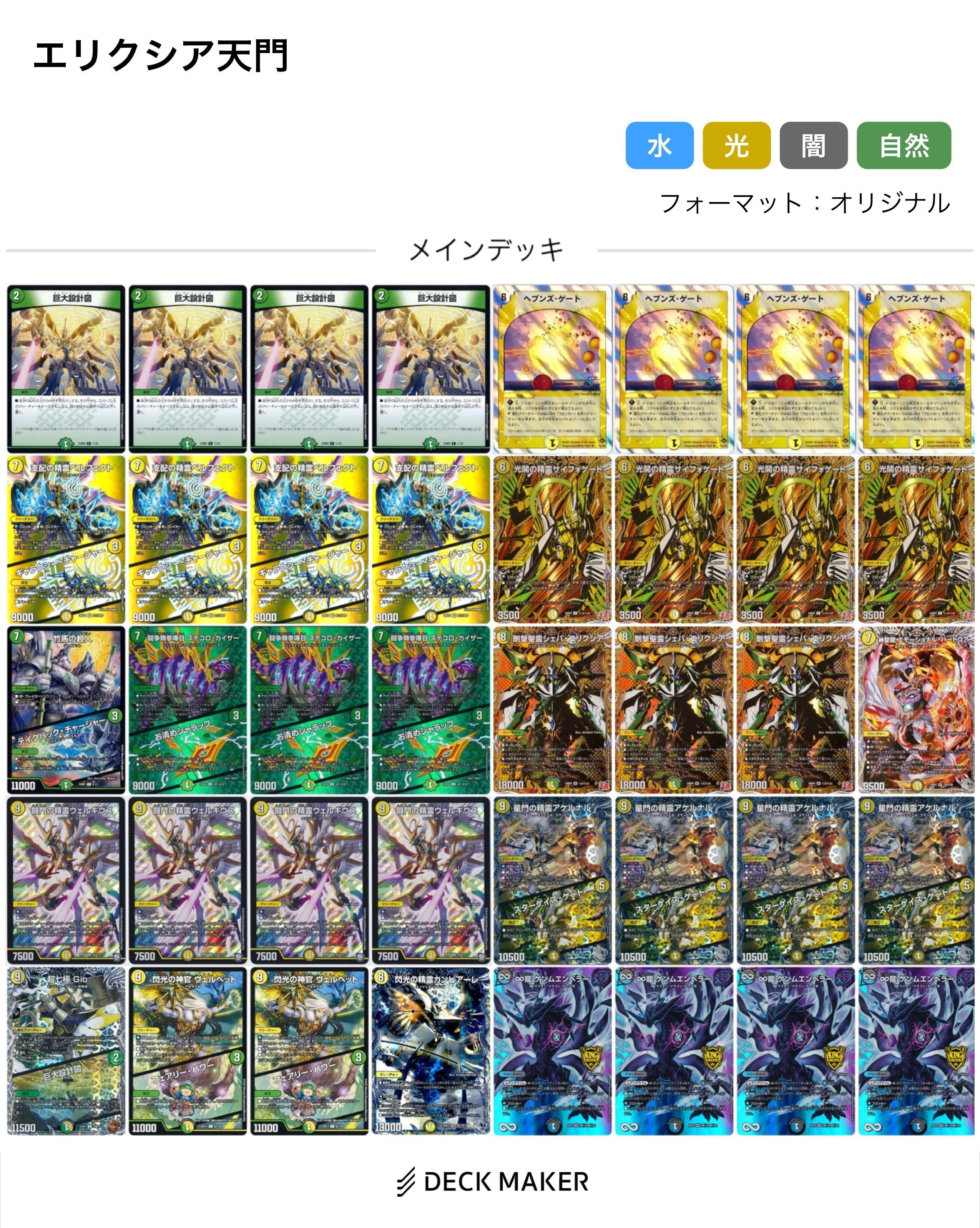 デュエマ】ネクラディスペクター ネクラ天門 巨大天門 デッキ デュエル