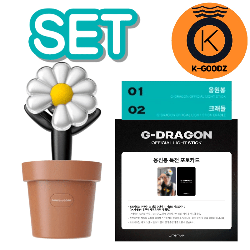 G-DRAGON ジヨン公式 ペンライト フォトカード付き / G-DRAGON