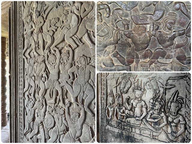 カンボジア アンコールワット遺跡 絵画 油絵 カンボジア アンコール