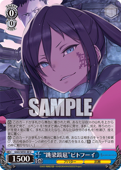 GGO ガンゲイルオンライン デッキ8宝 GGO ガンゲイルオンライン デッキ