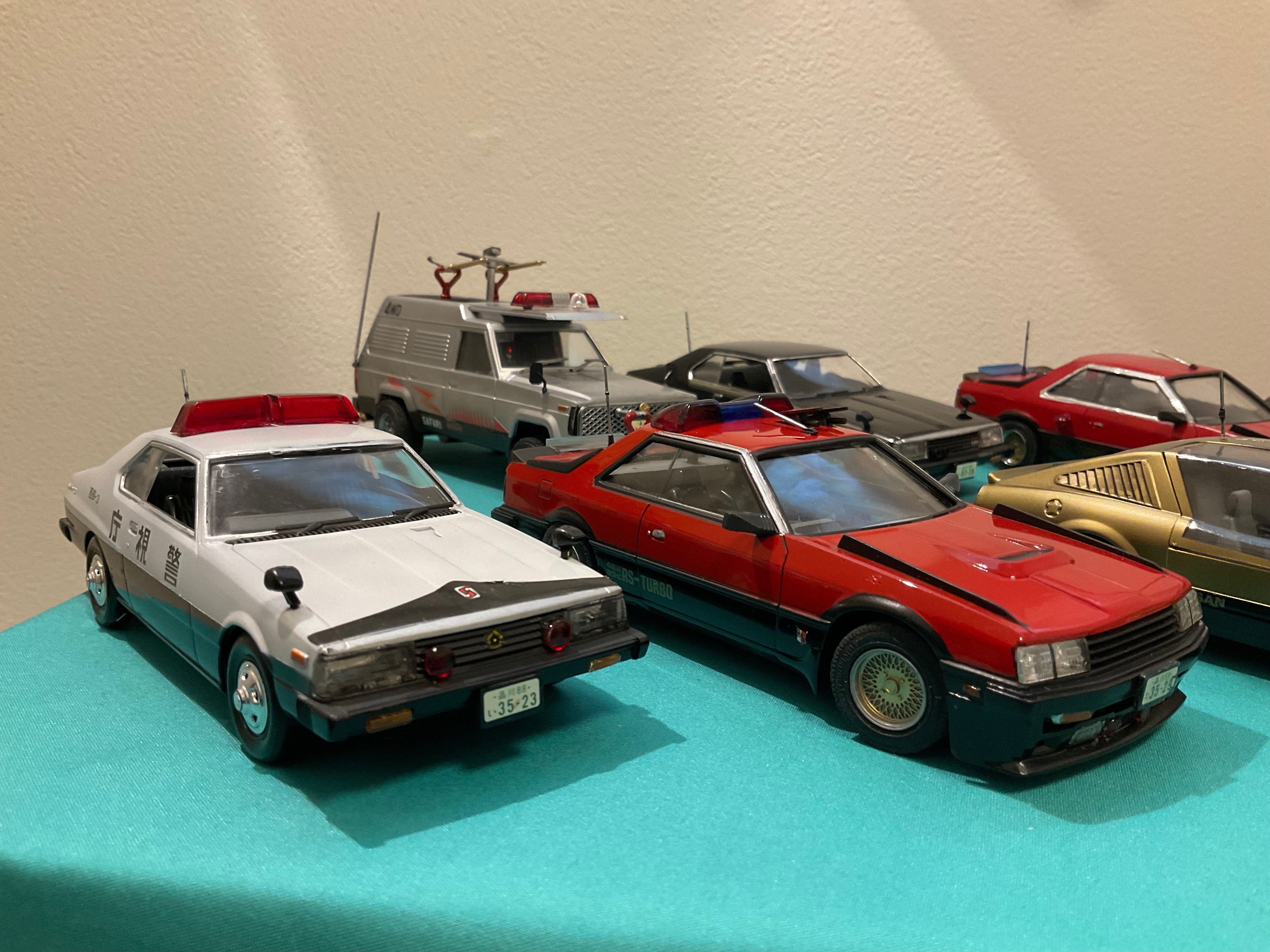 西部警察マシン勢ぞろい アオシマ 1/32｜模型アトリエ駿河 Model