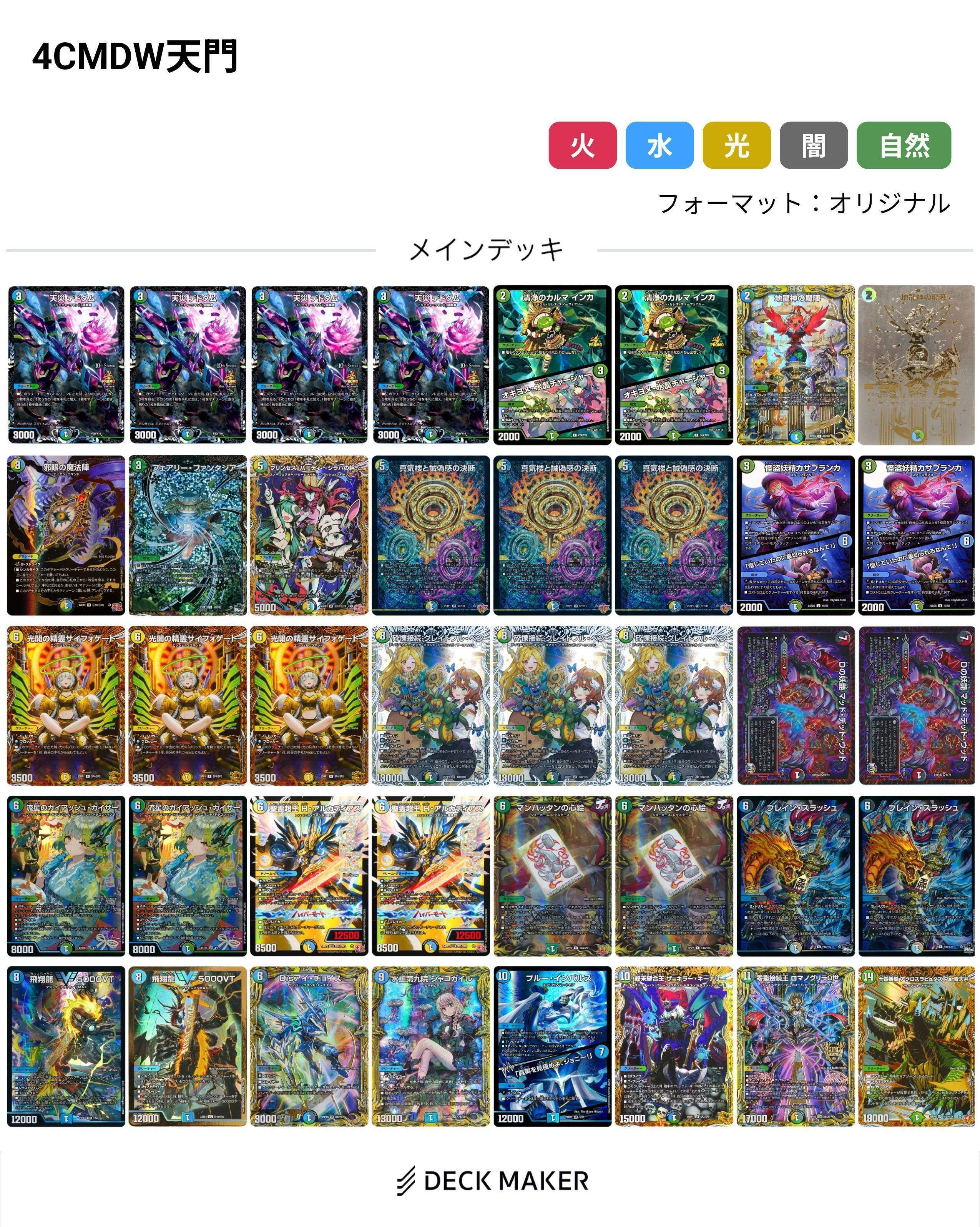 デュエルマスターズ 4Cディスペクター デッキパーツ ザ=キラー