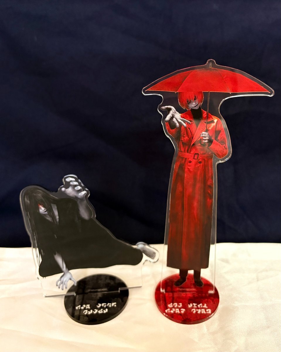 文字化化 カフェ THEキャラカフェ 赤い傘の男 ランチョンマット