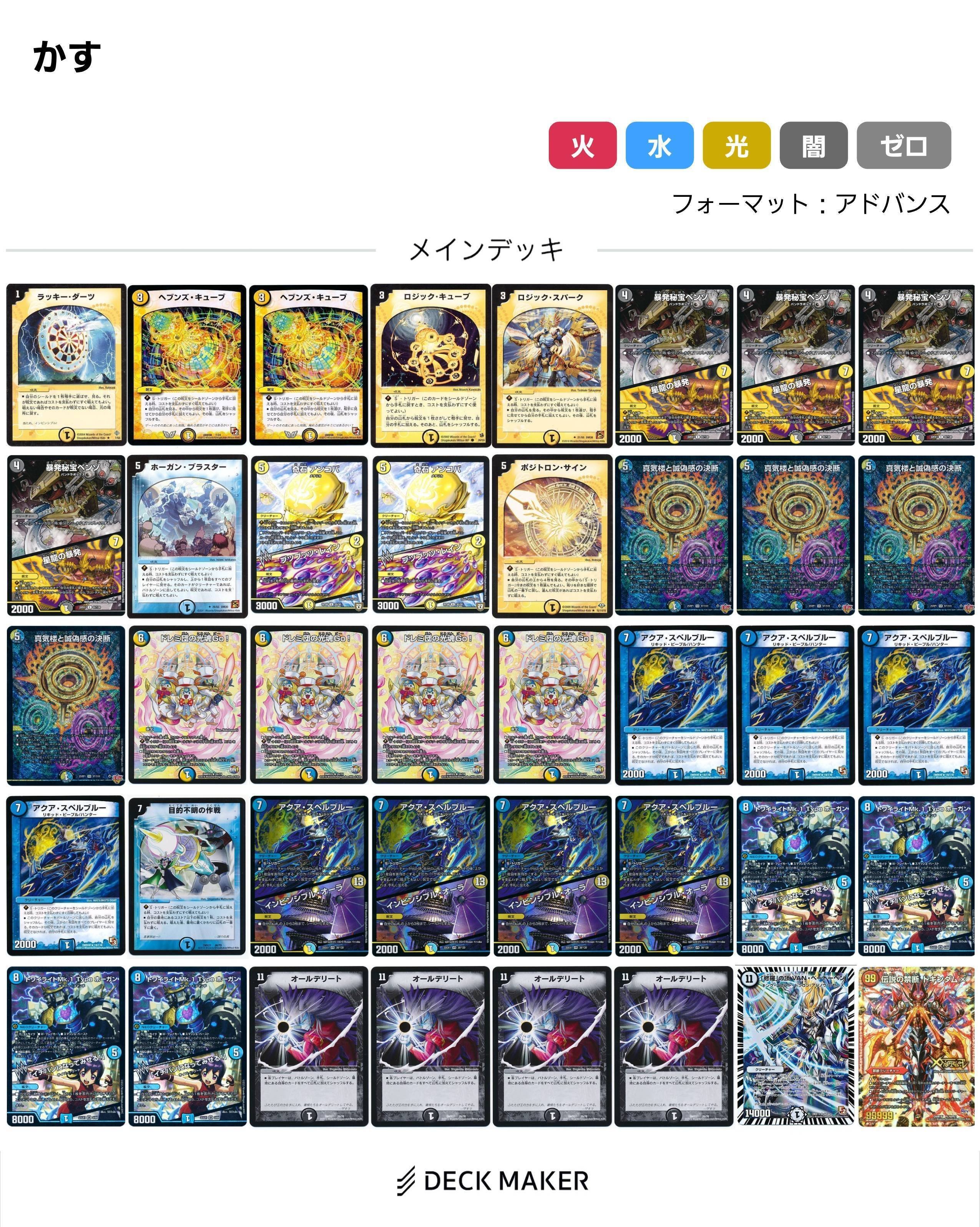 殿堂非対応【ヒビキバトライ刃】デッキ 身内向け】貸出デッキ解説①