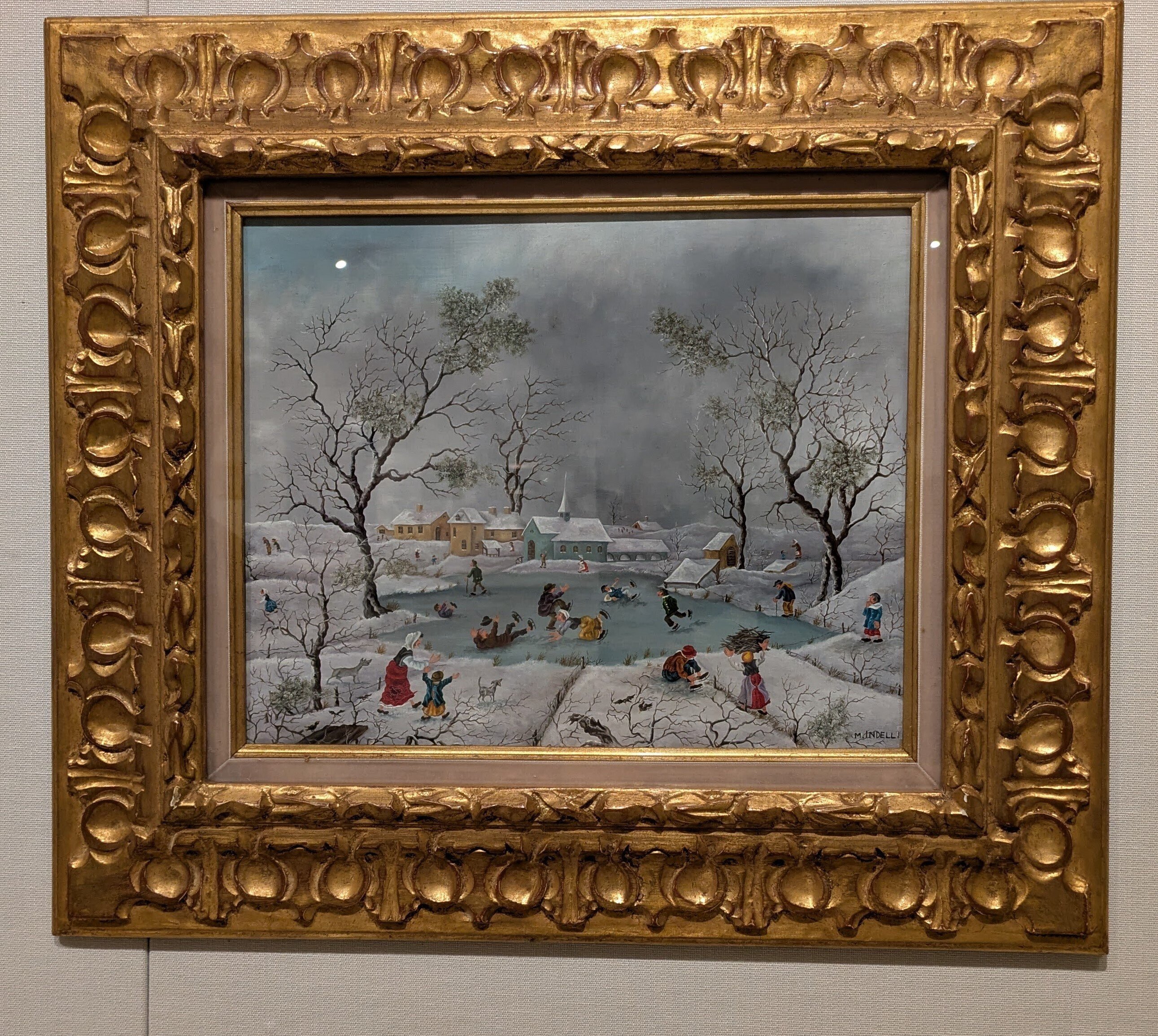 2025.08.24 南アルプス市美術館「現代フランス ナイーブ派絵画展」に