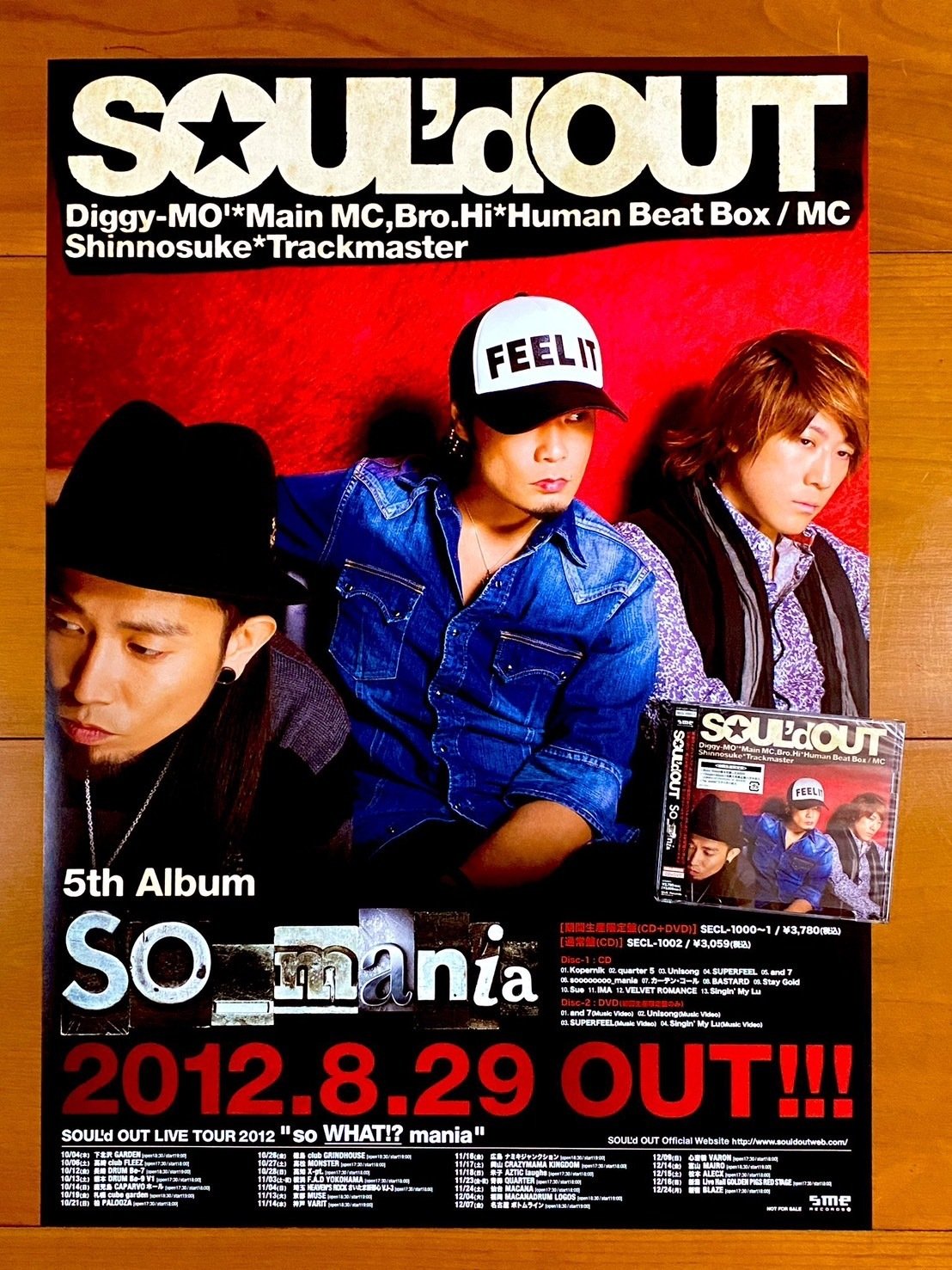 SOUL'd OUT Diggy-MO' ライブパンフレット SOUL'd OUT Diggy-MO