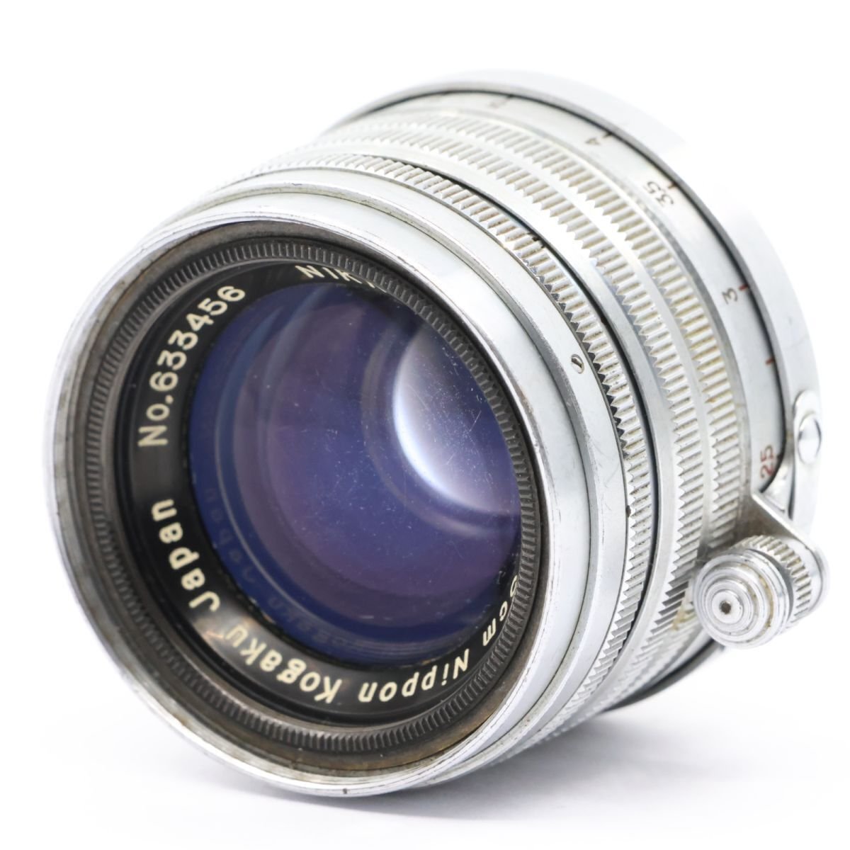 Nikkor H C 5cm F/2 黒帯ライカL39レンズ整備済 希少Nikkor H 5cm