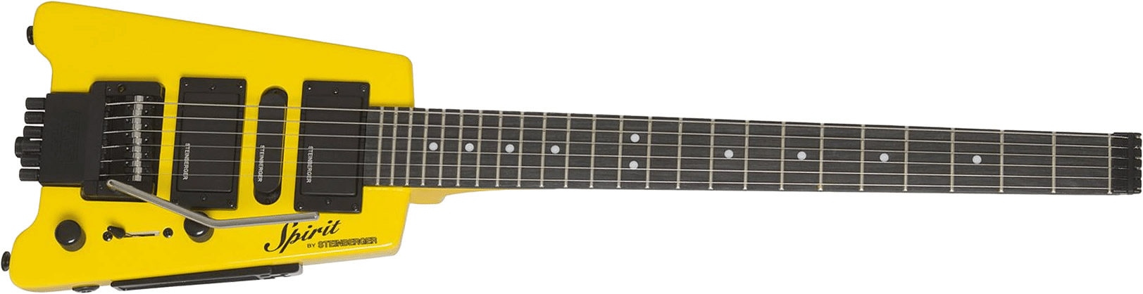 スタインバーガー Spirit エレキギター イエロー ストリングアダプター