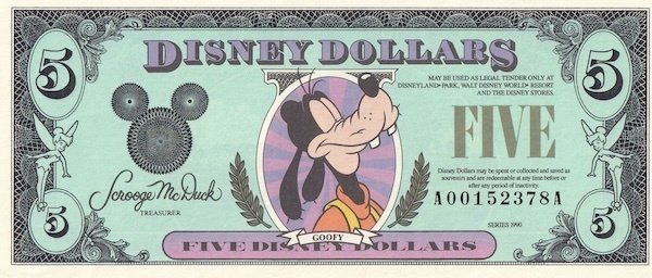 初めてのDダラー】 ディズニーダラー クラシックシリーズ（1987-1999