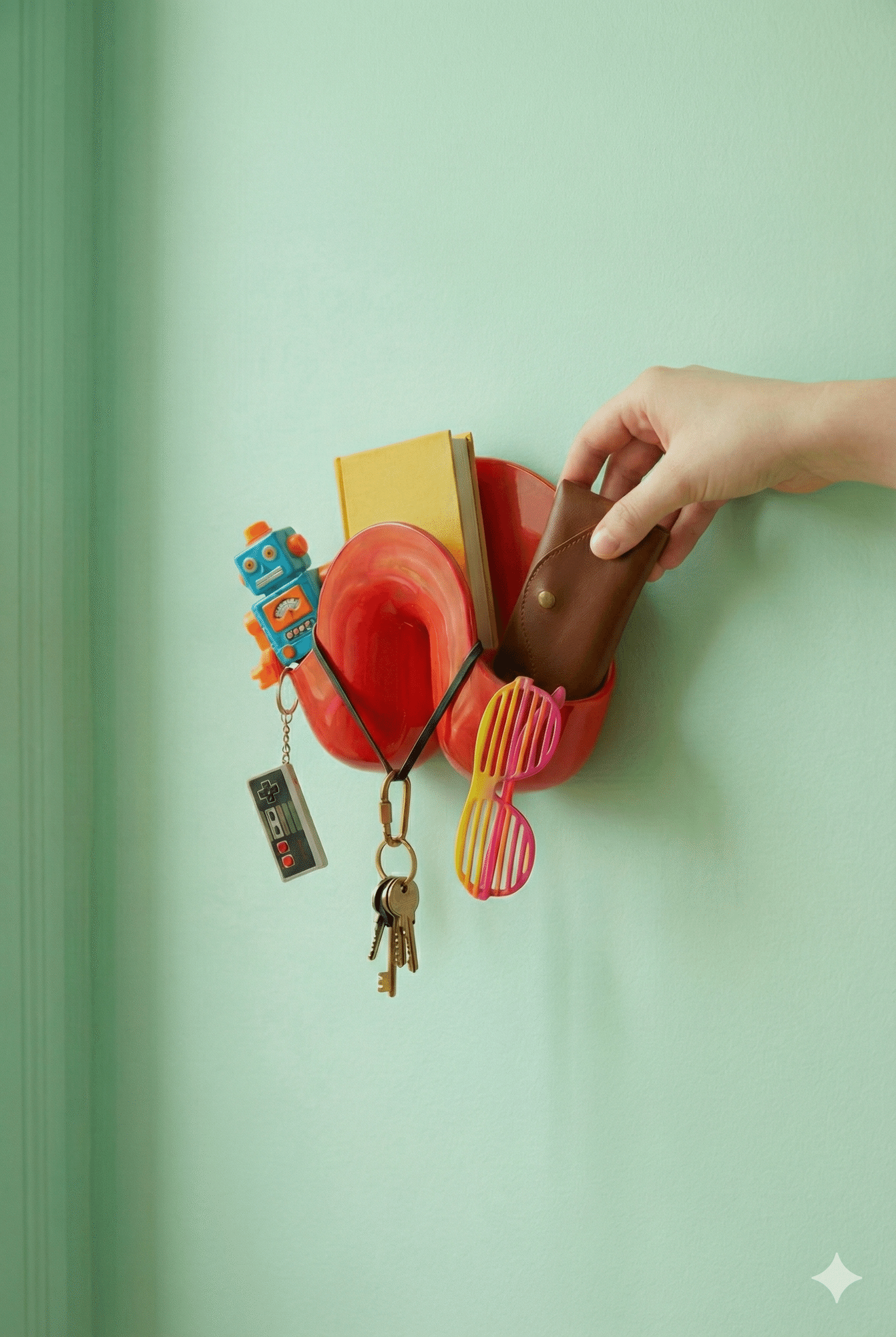 天使のコンソール 彫刻 ウォールシェルフ 家具部品 装飾 サルベージ