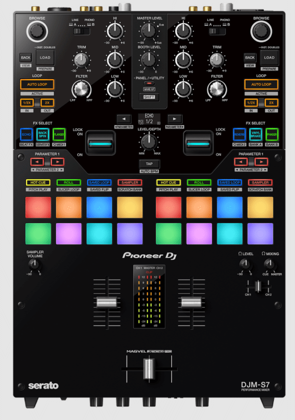 ベリンガー DJミキサー BPMカウンター 5ch エフェクト DJX750