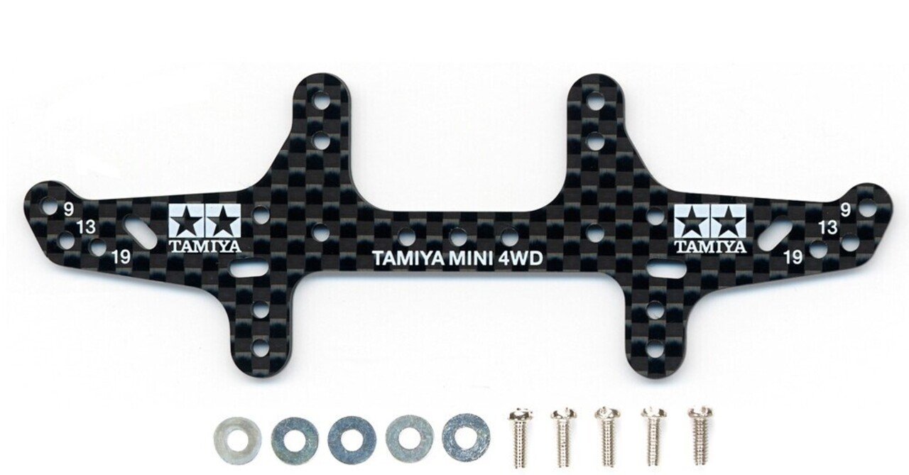 ⑥ ミニ四駆 ボールリンクマスダンパー(スクエア/カーボンプレート6つ