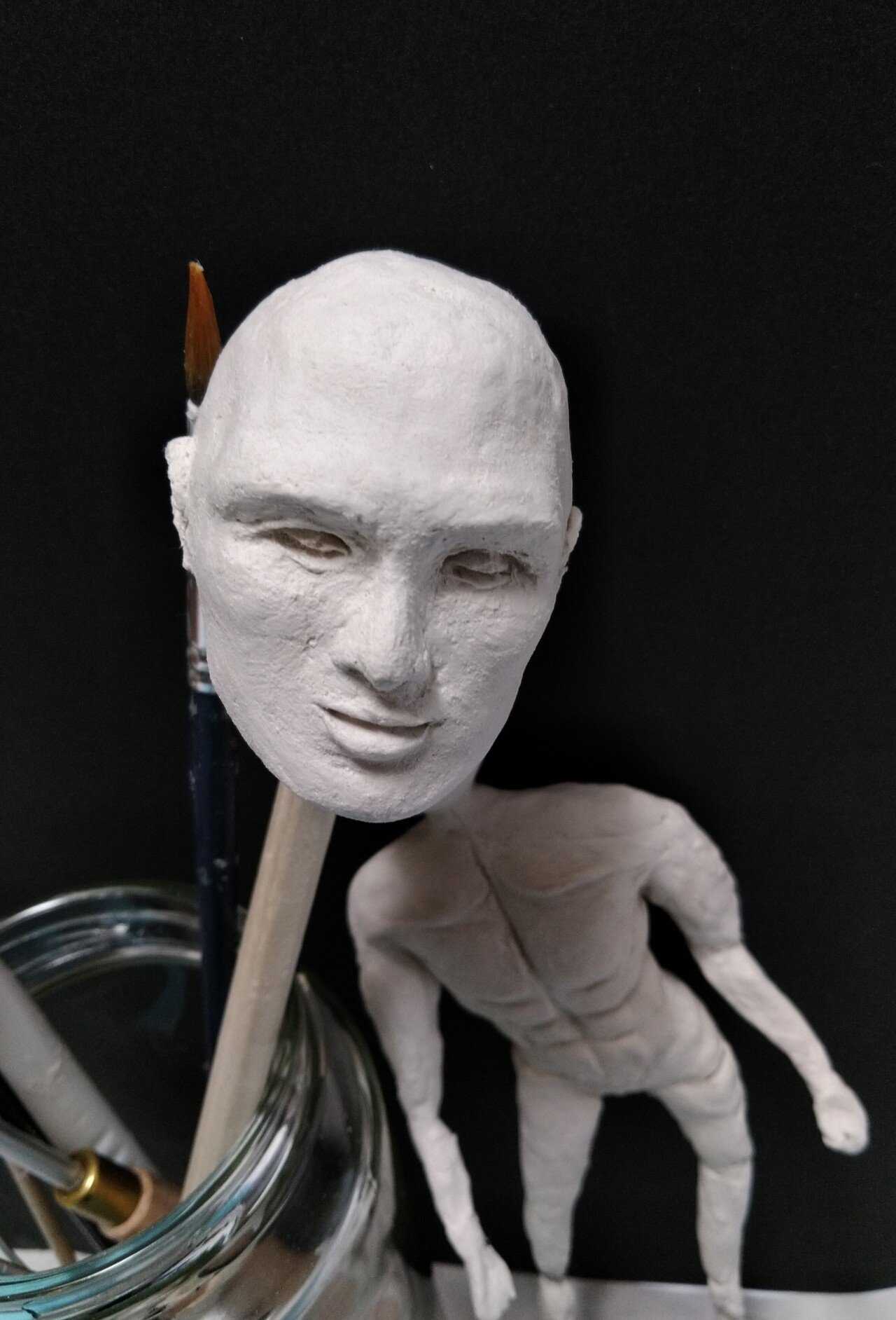 続・まったくの素人が彫塑で藤井風フィギュアに挑戦する＜第2回