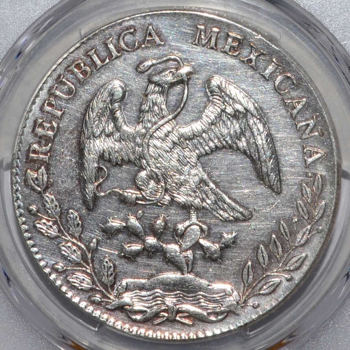 大珍❗️1880年メキシコDO TB 8レアル銀貨PCGS認定 大珍❗️1880年