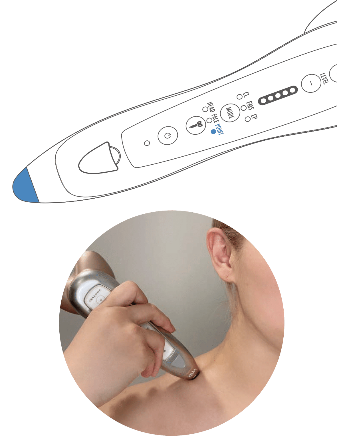 INAZUMA YBM 美顔器 EMS LED INAZUMA YBM 美顔器 EMS LED INAZUMA YBM