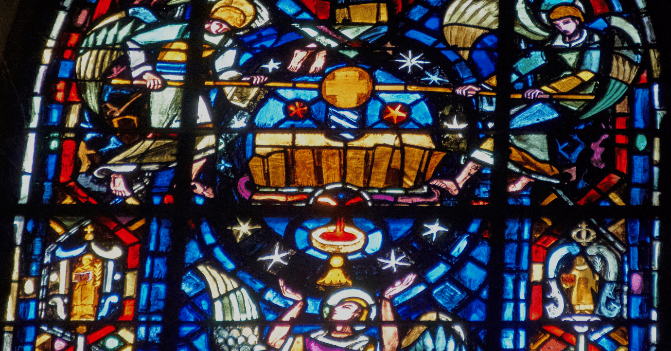 4007 外国切手コンゴ 1970年 ブラザヴィル大聖堂のステンドグラス 3種