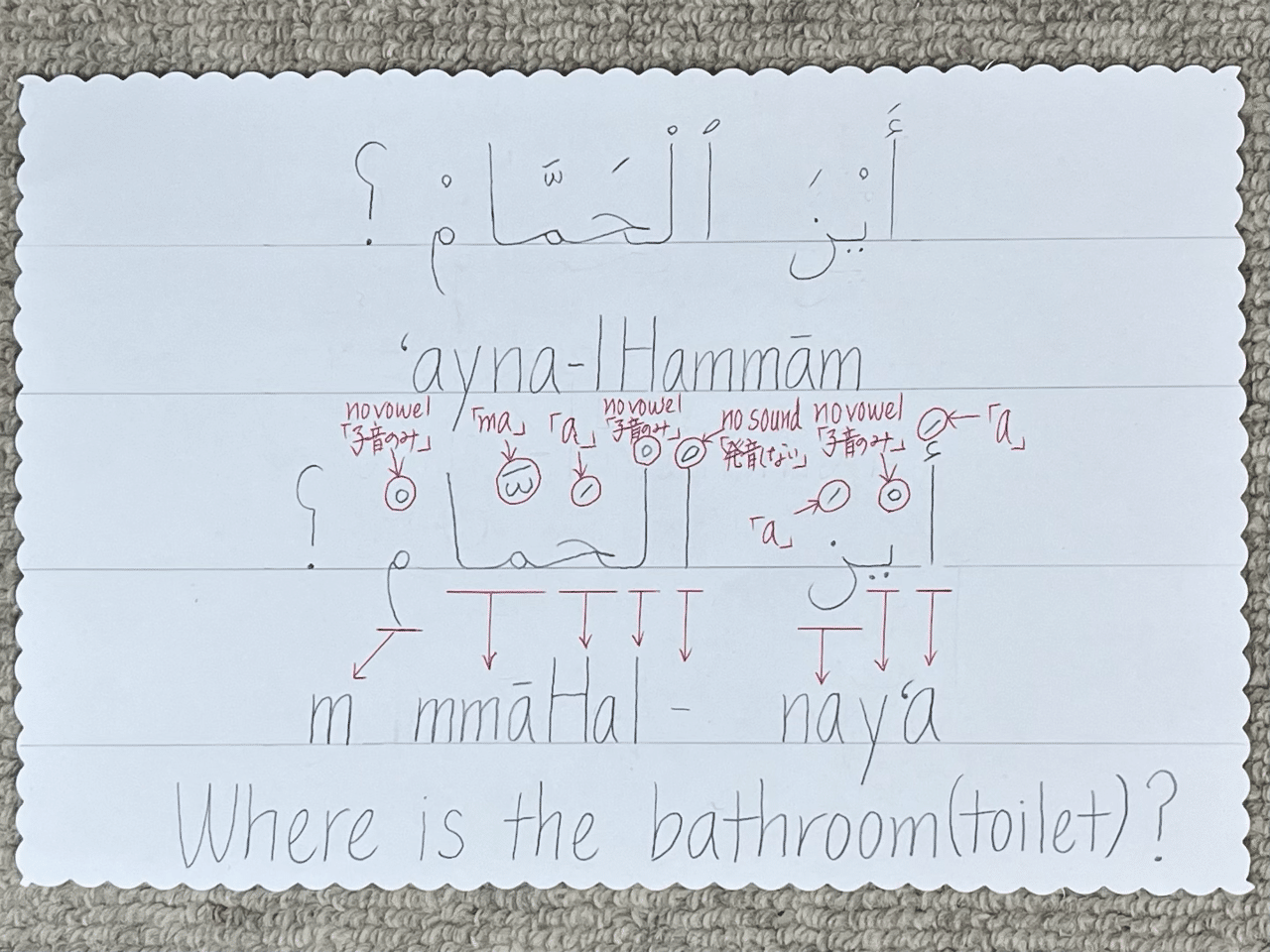 45. アラビア語で「トイレはどこですか」は❓｜ソンミ/선미