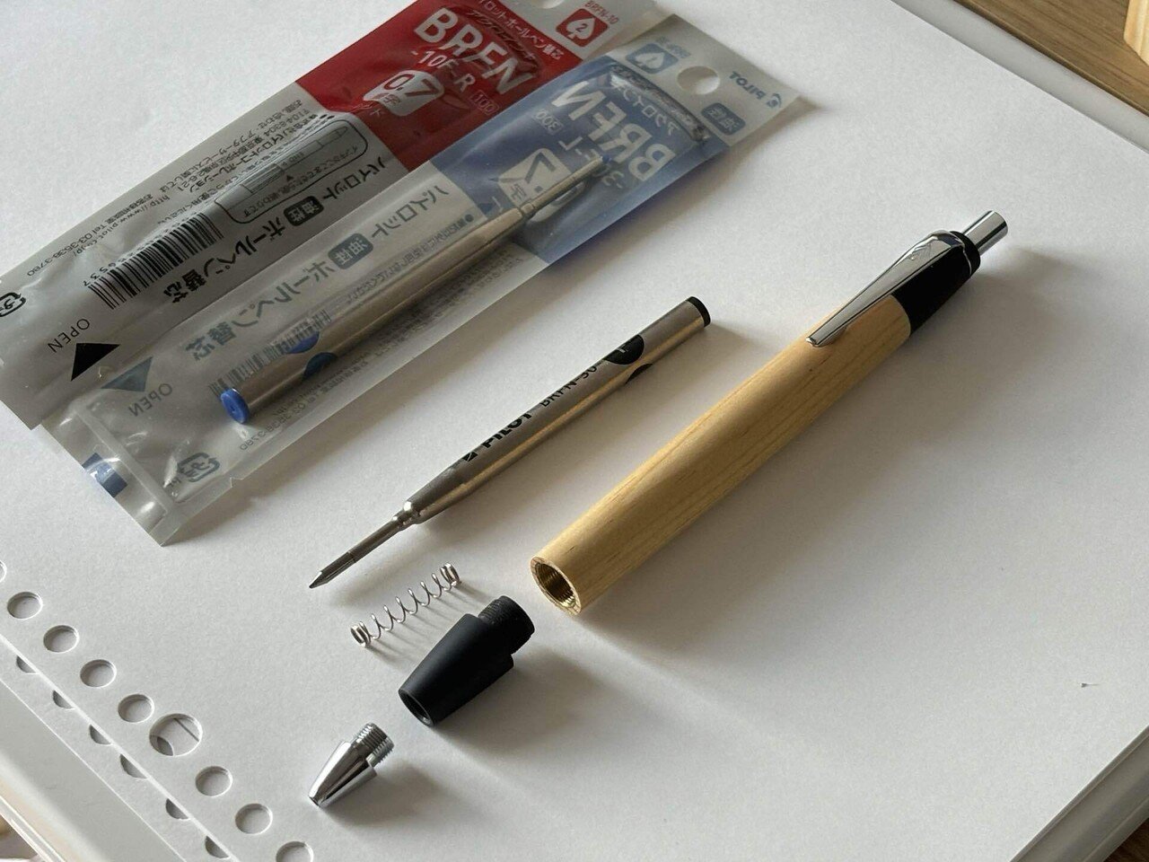 野原工芸【新型】桑のシャープペンシル シルバー 0.5 新 モ