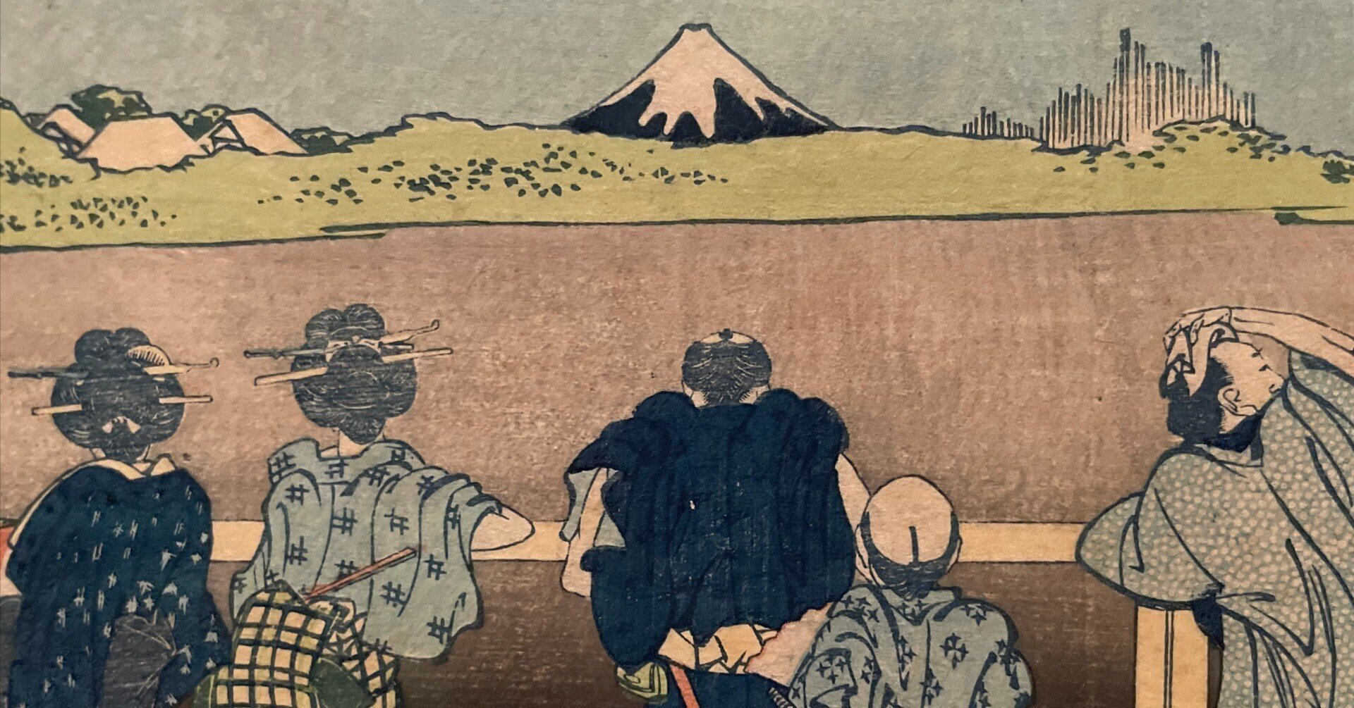 空飛ぶ画家、糸川裕志の富士山曼荼羅の一点、F8油絵、額入り、 空飛ぶ