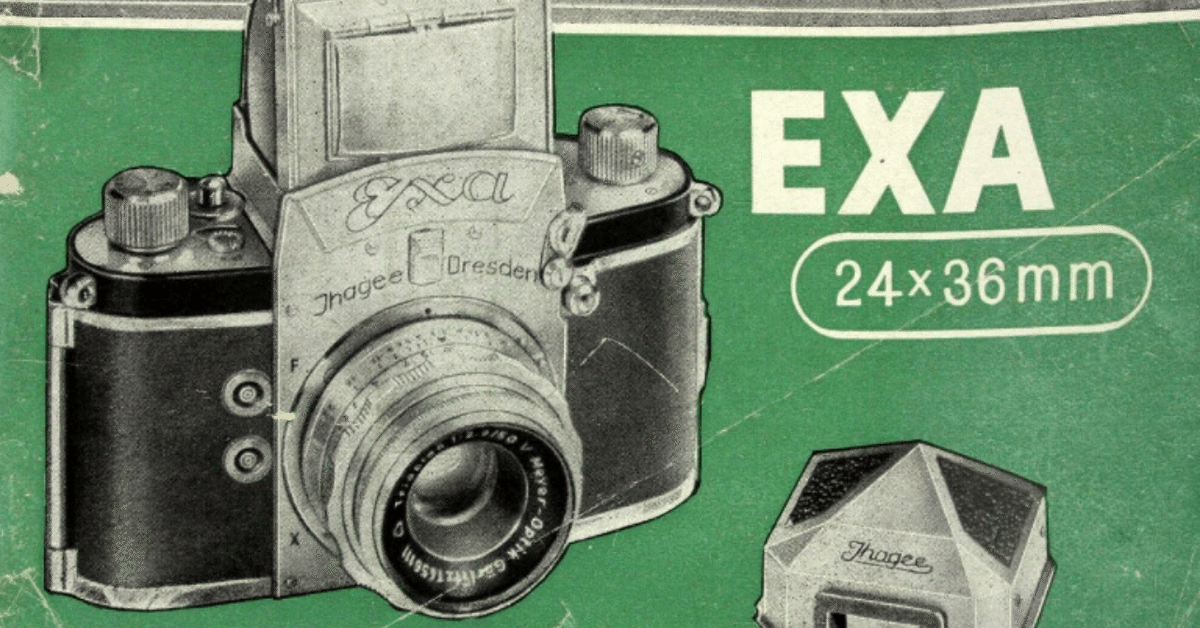 実写確認済！IHAGEE Exa 一眼レフ オールドカメラ