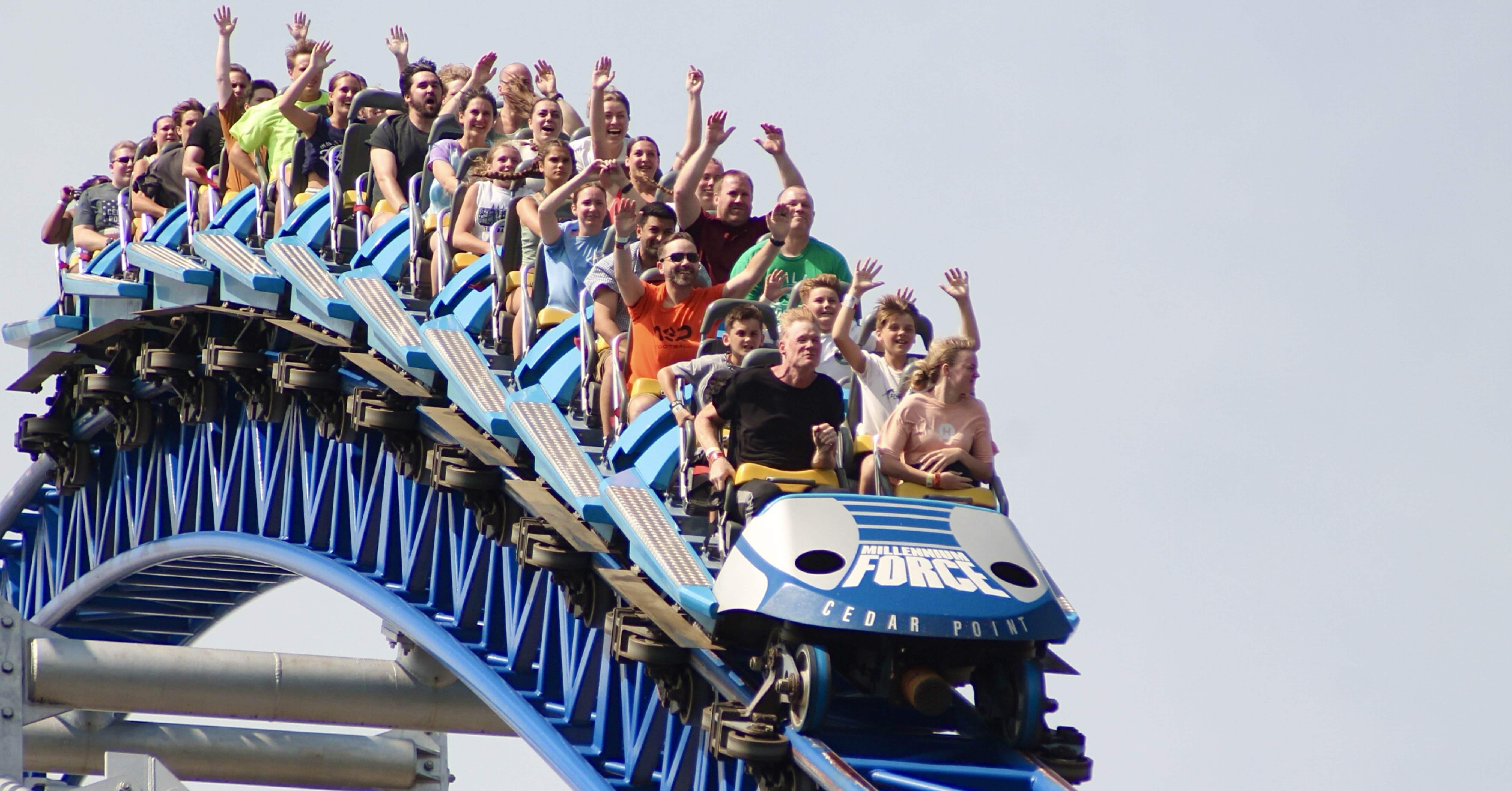 Cedar Point】Millennium Force@乗車レポート｜絶叫ぶらり旅@ゆ-き/U.227
