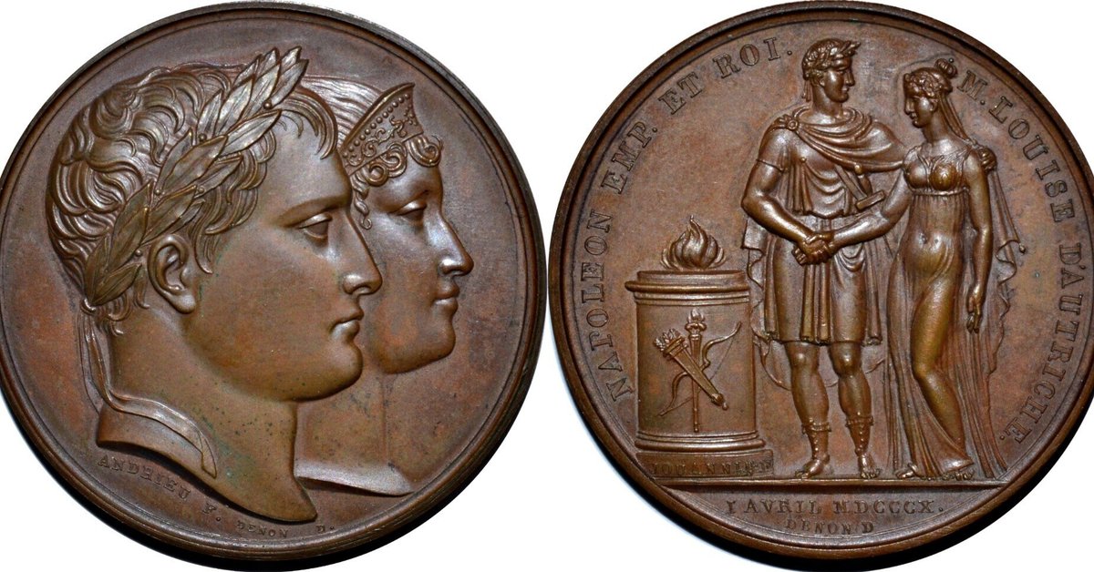 ナポレオン・ボナパルト1世1805年 ブロンズメダル ナポレオン