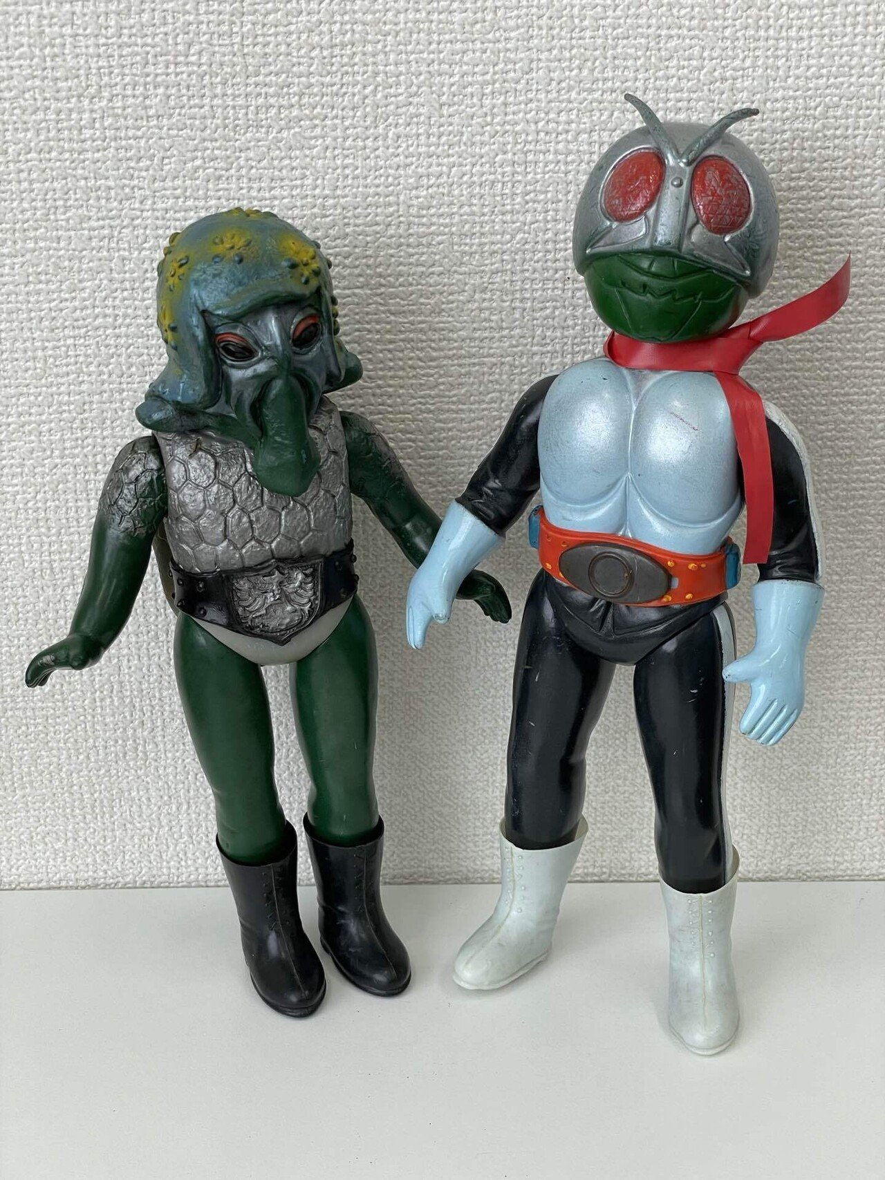 当時物 ポピー 仮面ライダー カメストーン 怪人 ミニソフビ