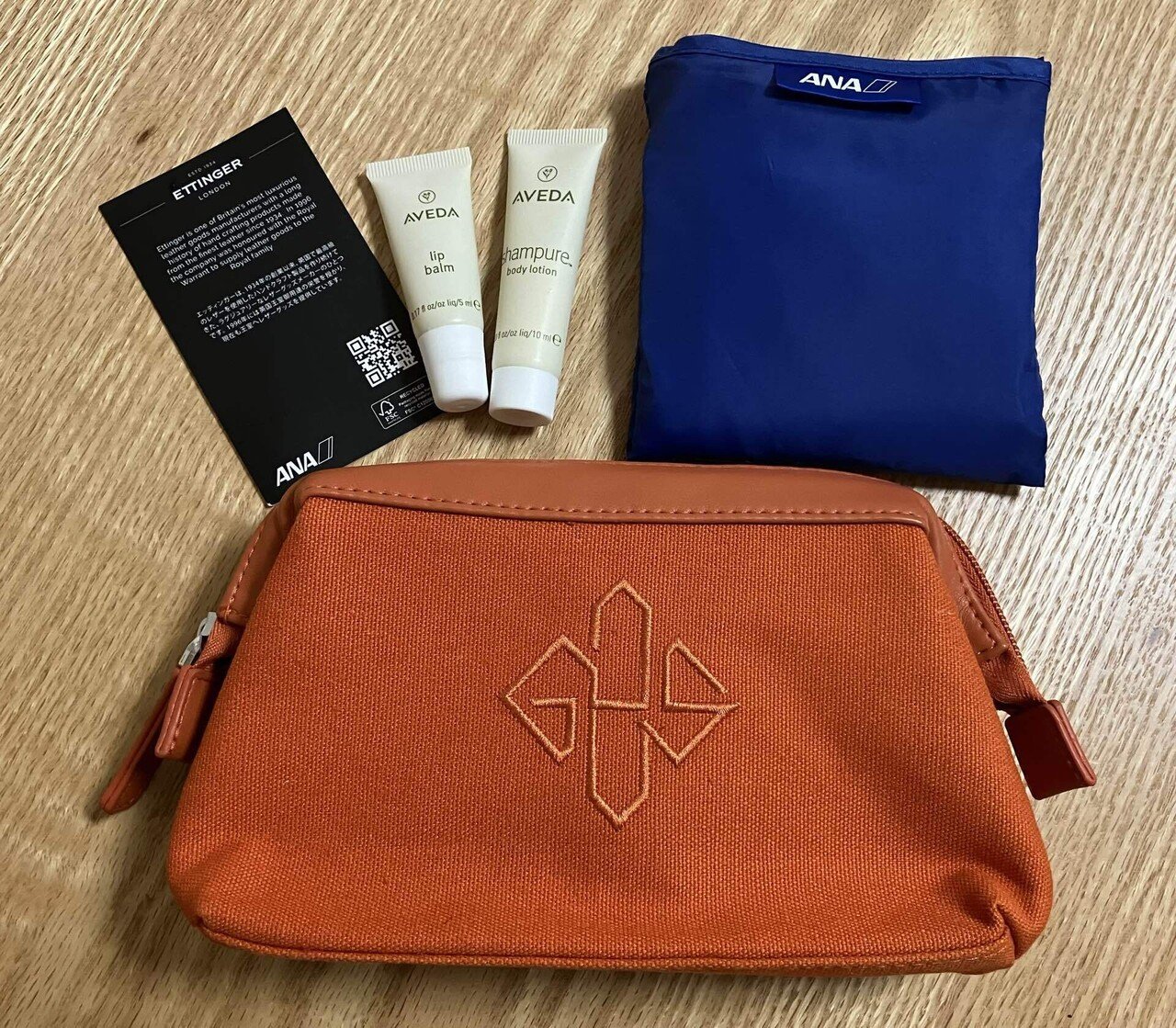 ANA国際線ファーストクラスアメニティ ANA ファーストクラス