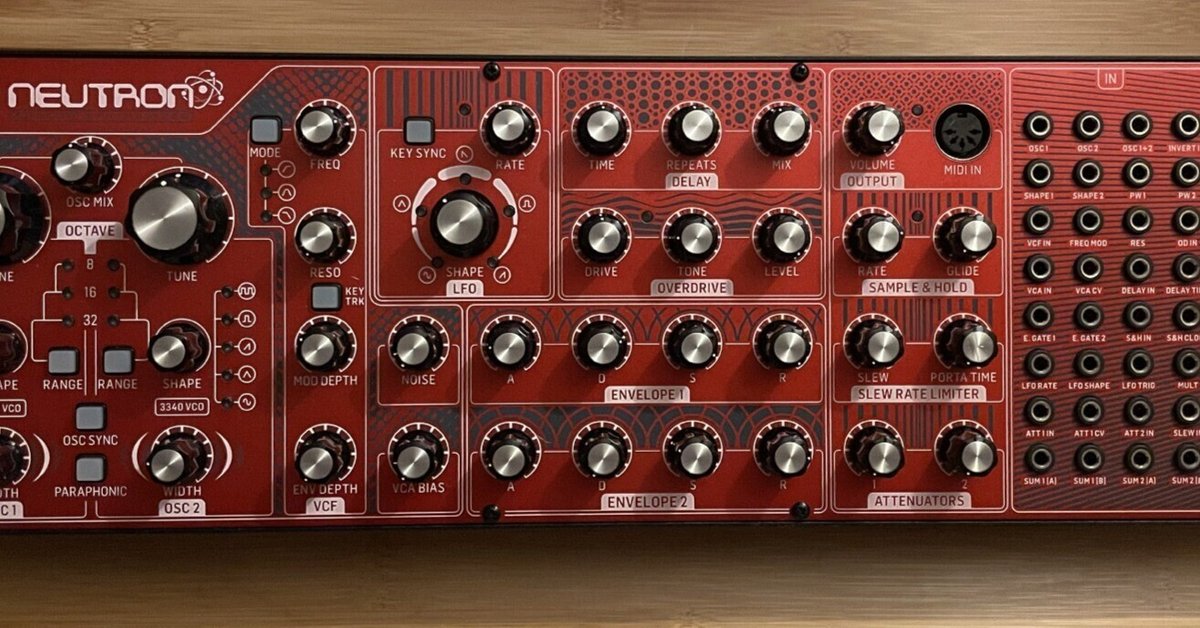 BEHRINGER NEUTRON セミモジュラー アナログシンセサイザー