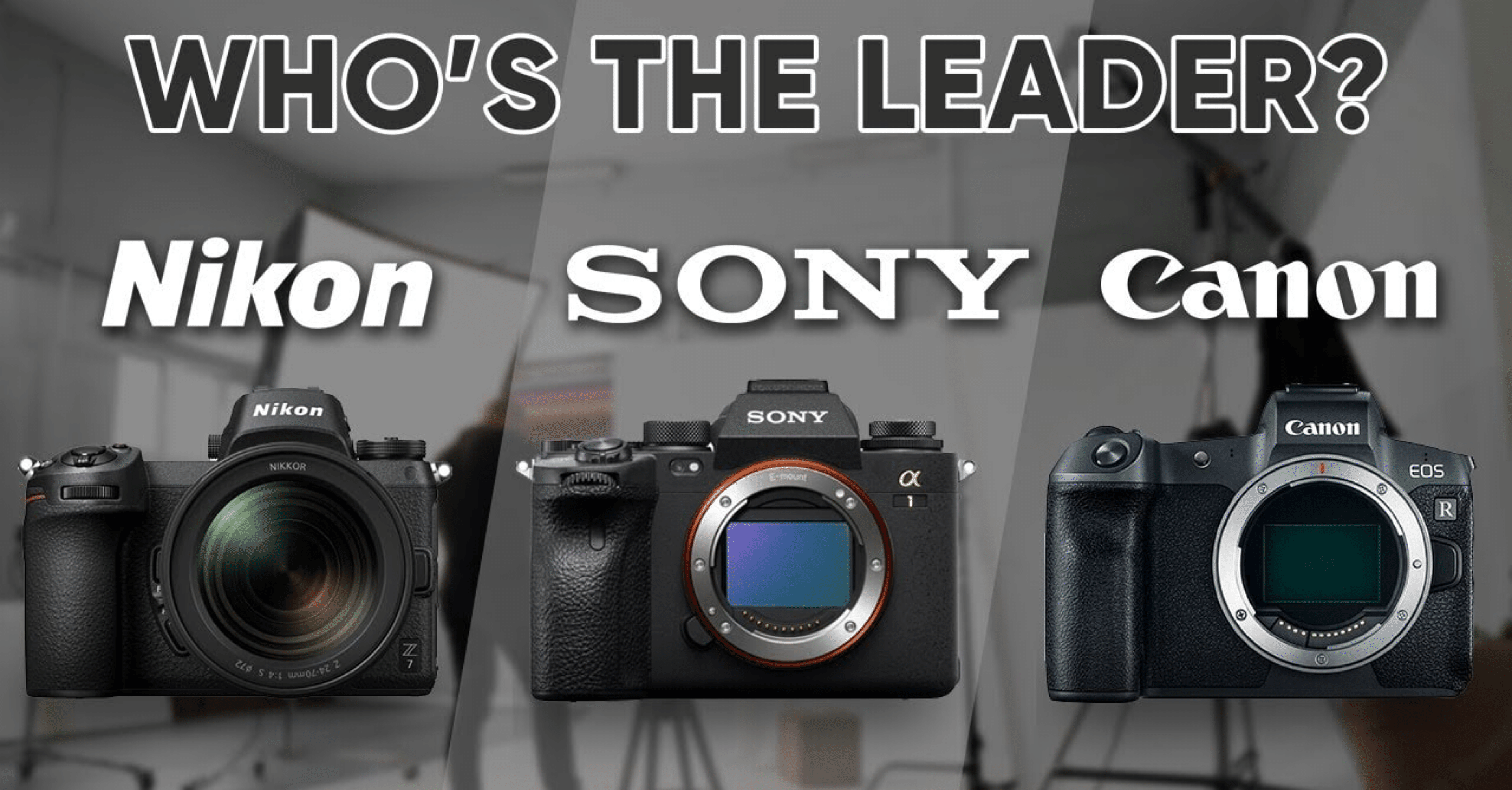 Nikon・Canon・Sonyの違いを解説｜初心者に最適なメーカーはどれ