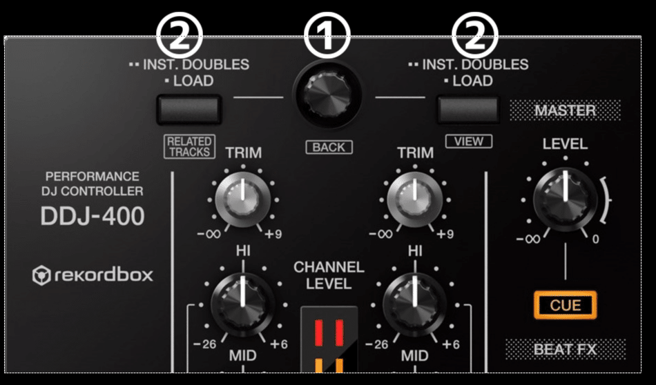 Pioneer DDJ-400 DJコントローラー（箱・説明書なし）動作良好
