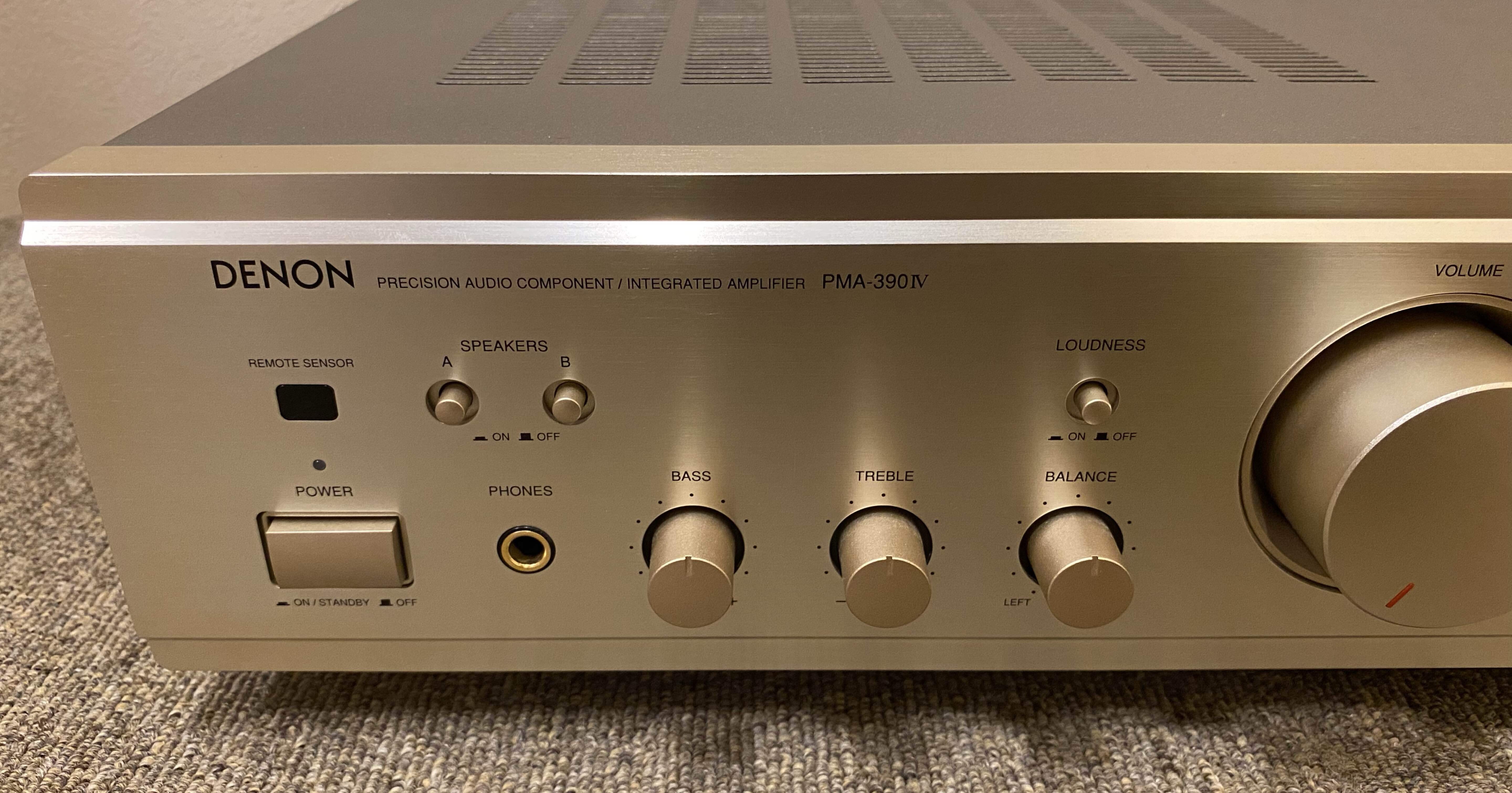 デノンの定番PMA-390シリーズの一台！ 2000年発売のDENONのプリメイン