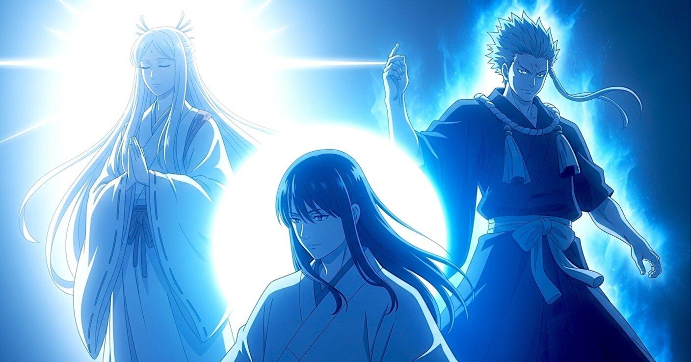 天照大御神と月読命 天照大御神と月読命