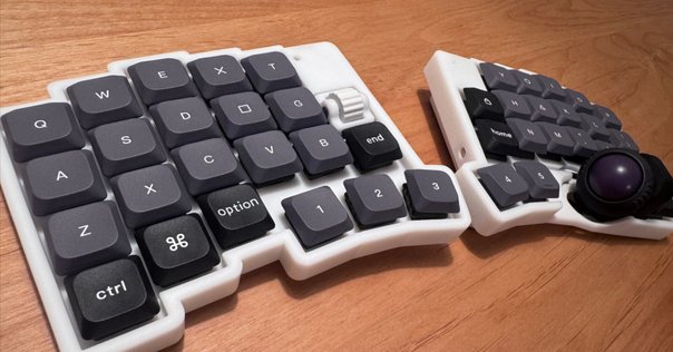 roBa】ロープロファイル、自作キーボード