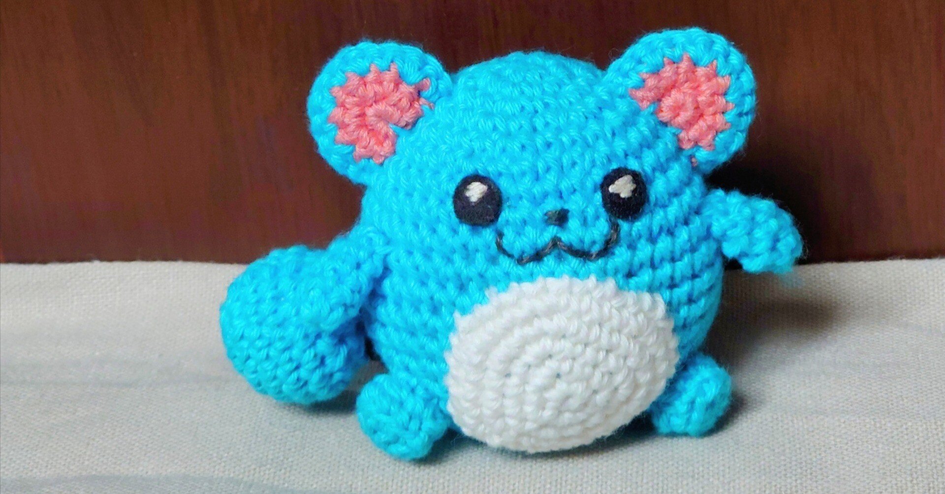 マリルのあみぐるみの作り方【無料編み図】｜のあ