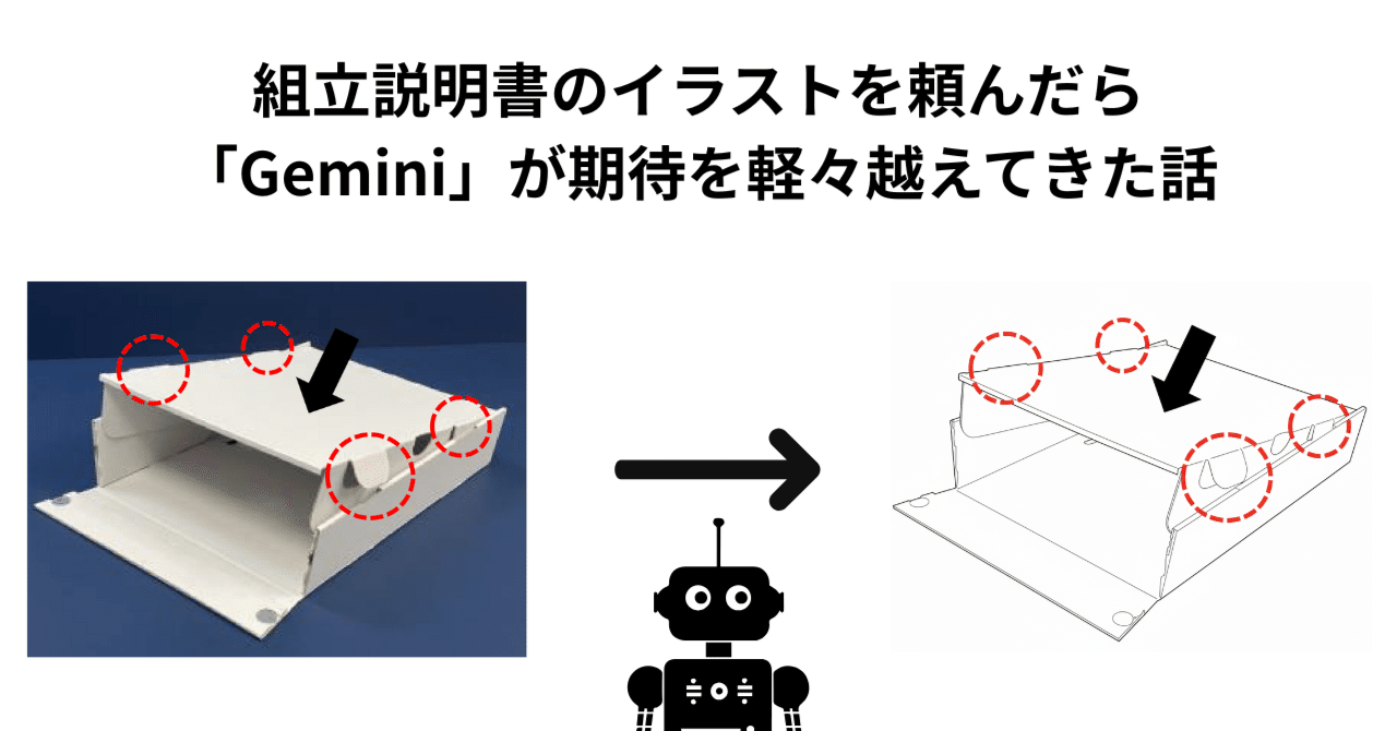 組立説明書のイラストを頼んだら「Gemini」が期待を軽々越えてきた話