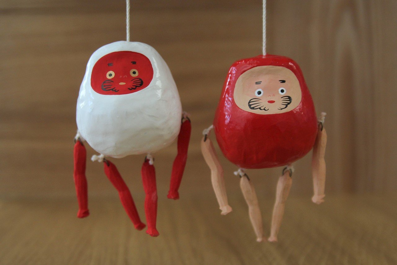 きょうの郷土玩具④「ぶらぶら達磨」｜郷土玩具が好きだ！