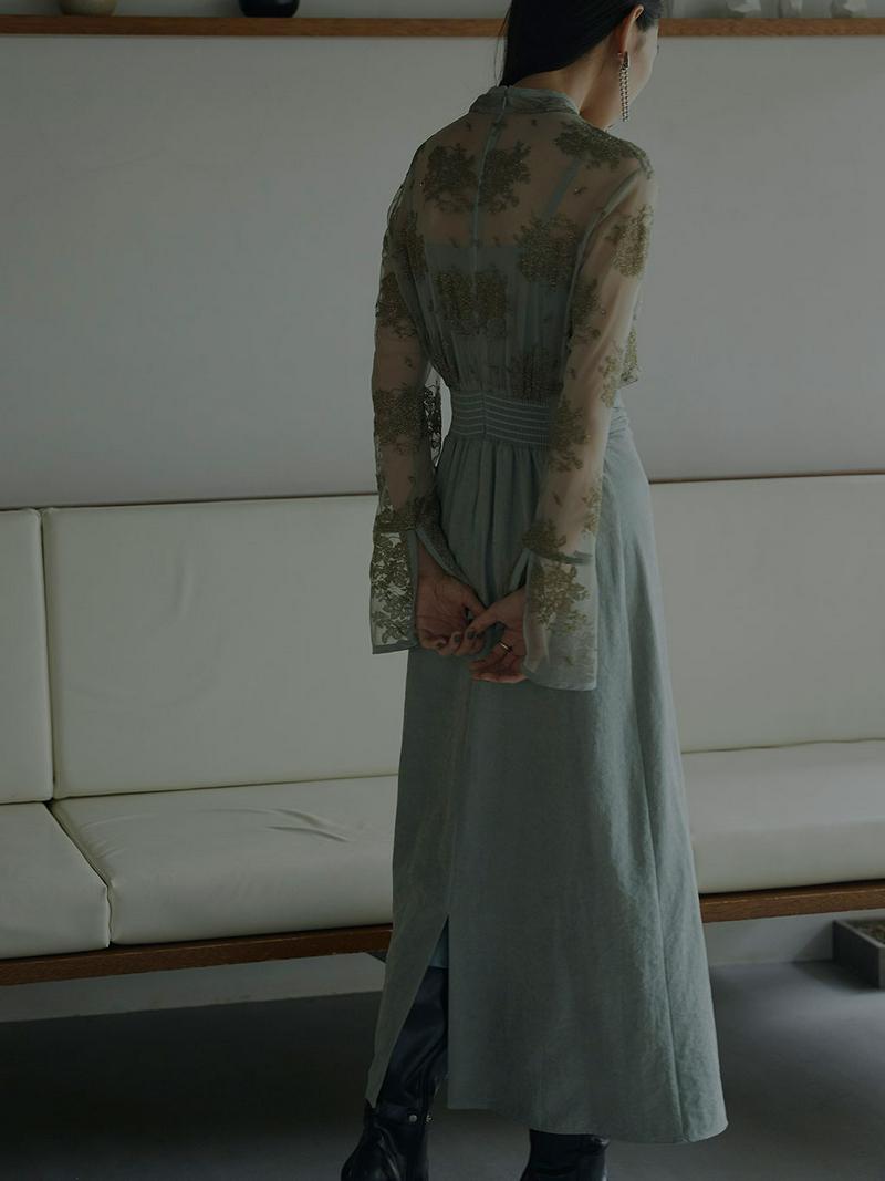 Ameri VINTAGE(アメリヴィンテージ)の「FLOWER LACE DRESS」 - PARTE