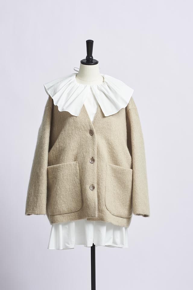 yori(ヨリ)の「ウールモヘアシャギージャケット【2021AW】9月中旬発売